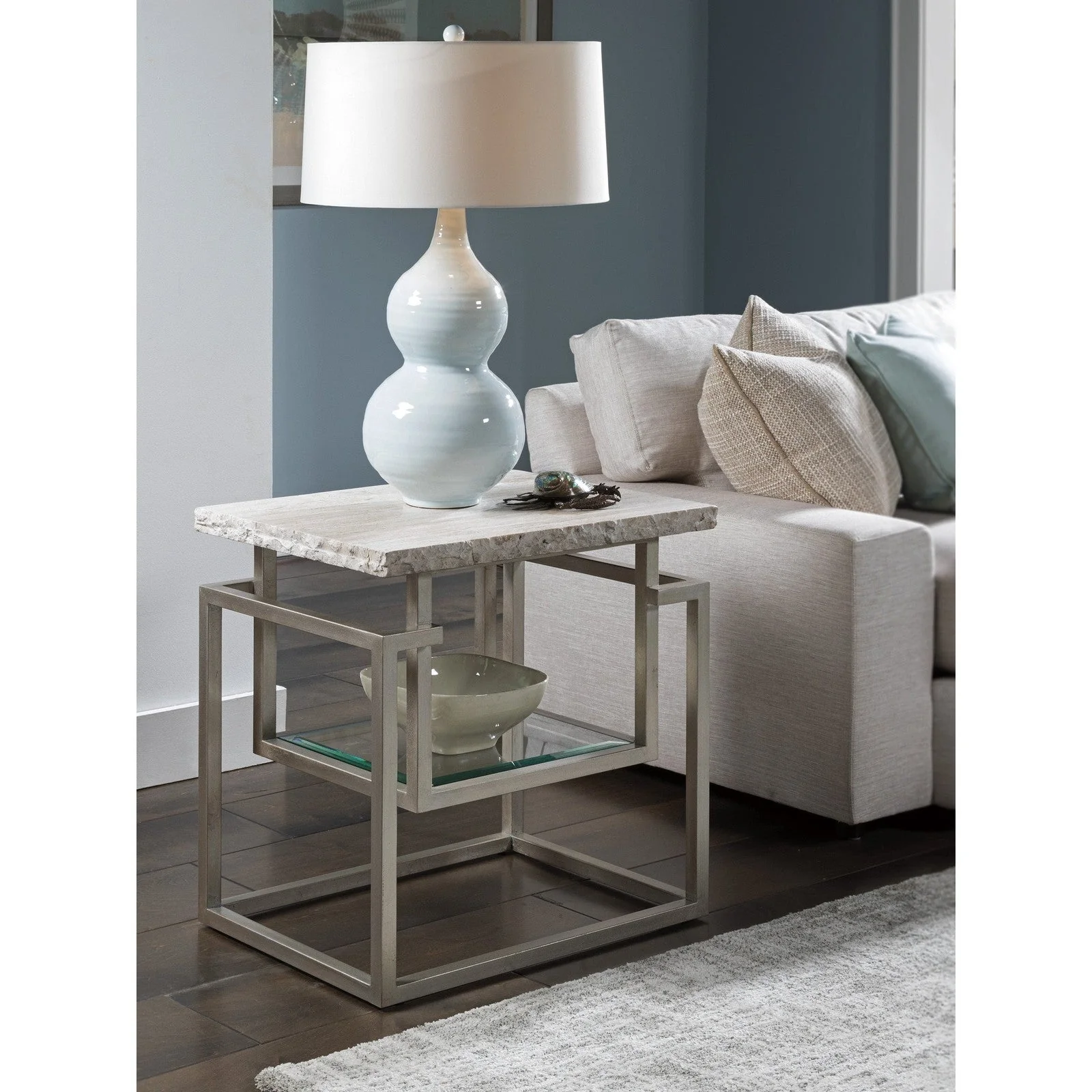 Artistica Home Signature Designs Theo Rectangular End Table - Image 2