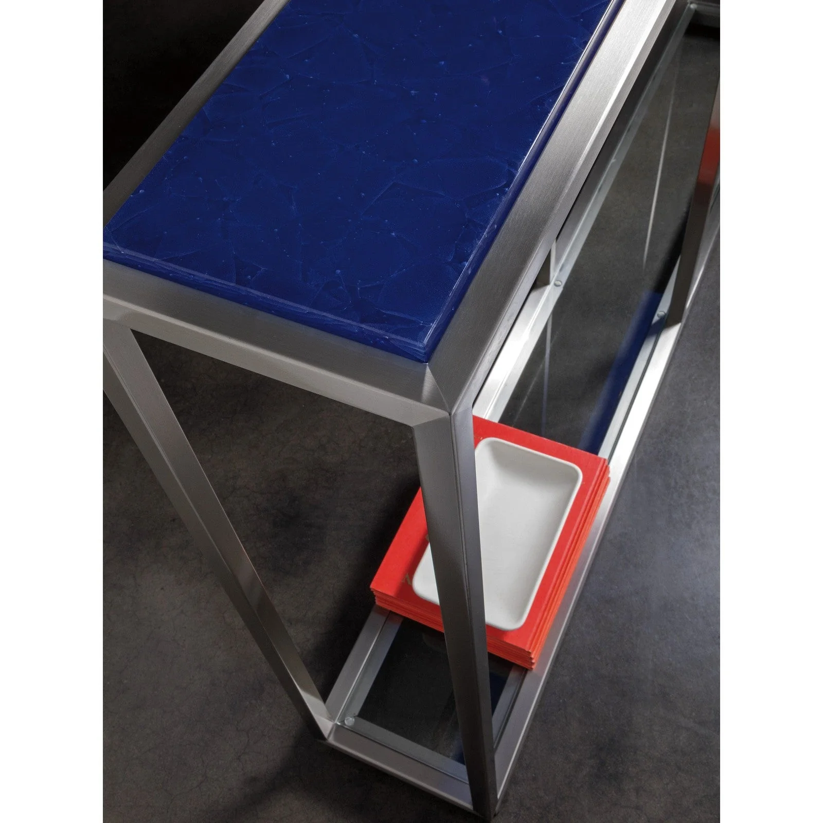 Artistica Home Signature Designs Ultramarine Shallow Console - Image 3
