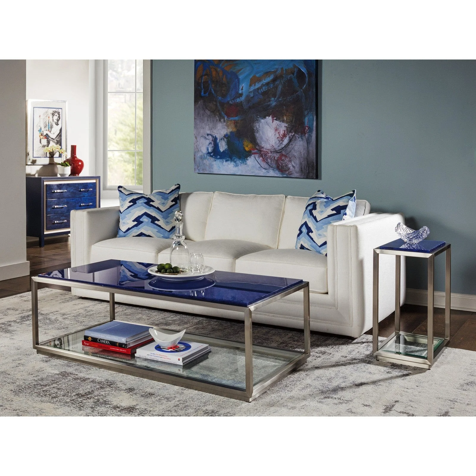 Artistica Home Signature Designs Ultramarine Spot Table - Image 3