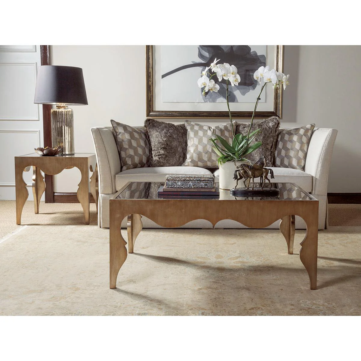 Artistica Home Signature Designs Van Cleef Square End Table - Image 2