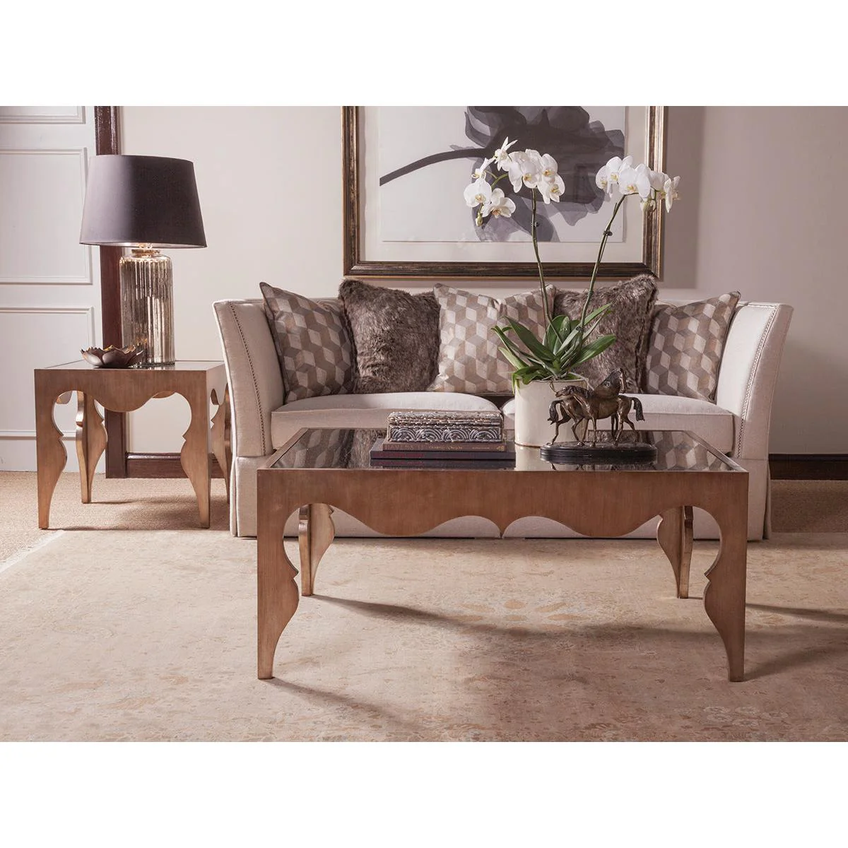 Artistica Home Signature Designs Van Cleef Square End Table - Image 3