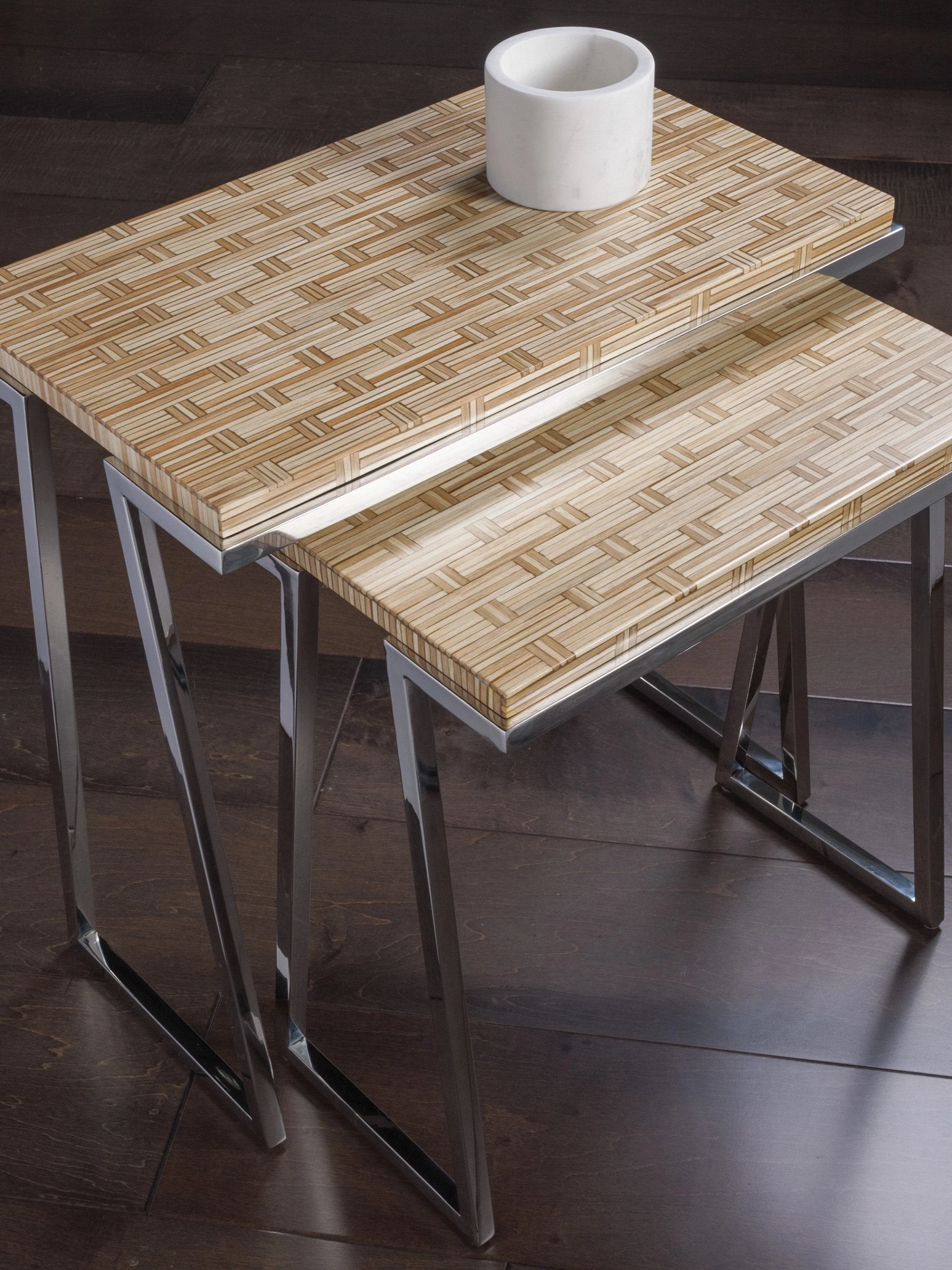 Artistica Home Thatch Nesting Tables Clearance - Image 2