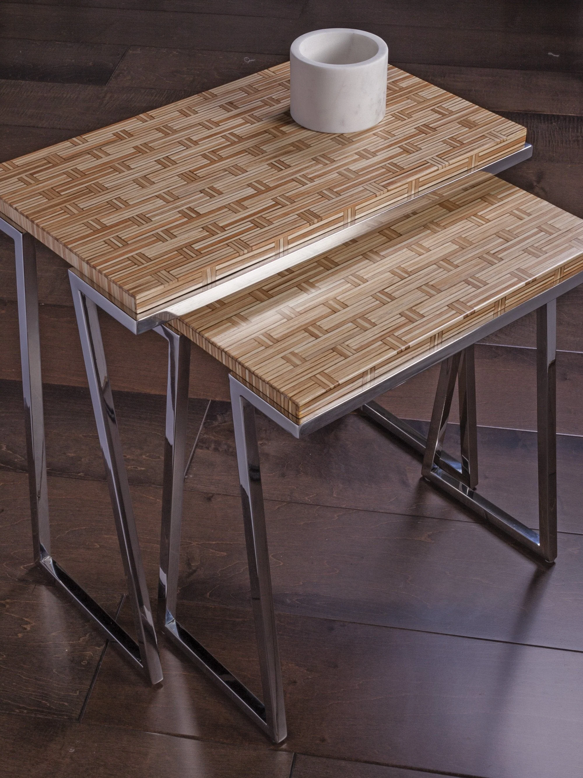 Artistica Home Thatch Nesting Tables Clearance - Image 3