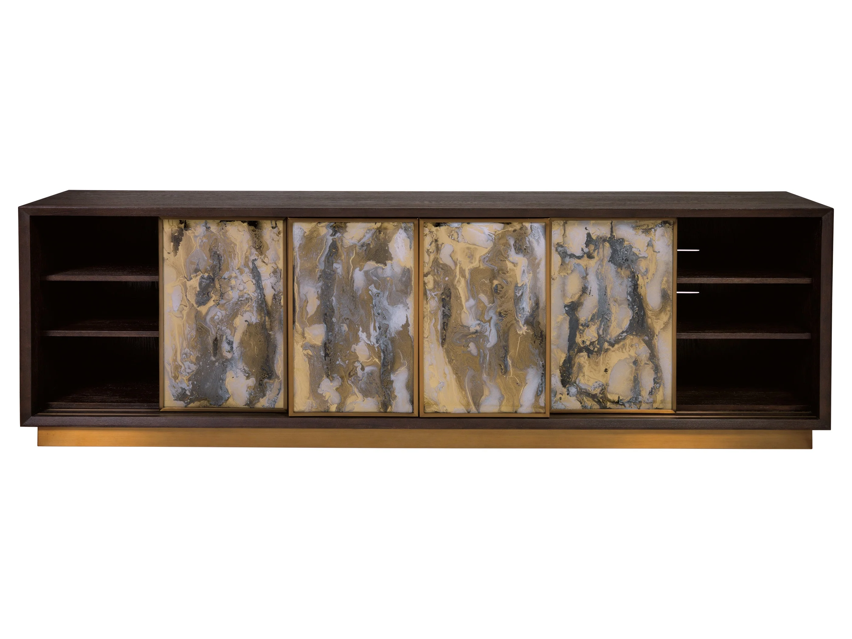 Artistica Home Verbatim Eglomise Long Media Console - Image 3