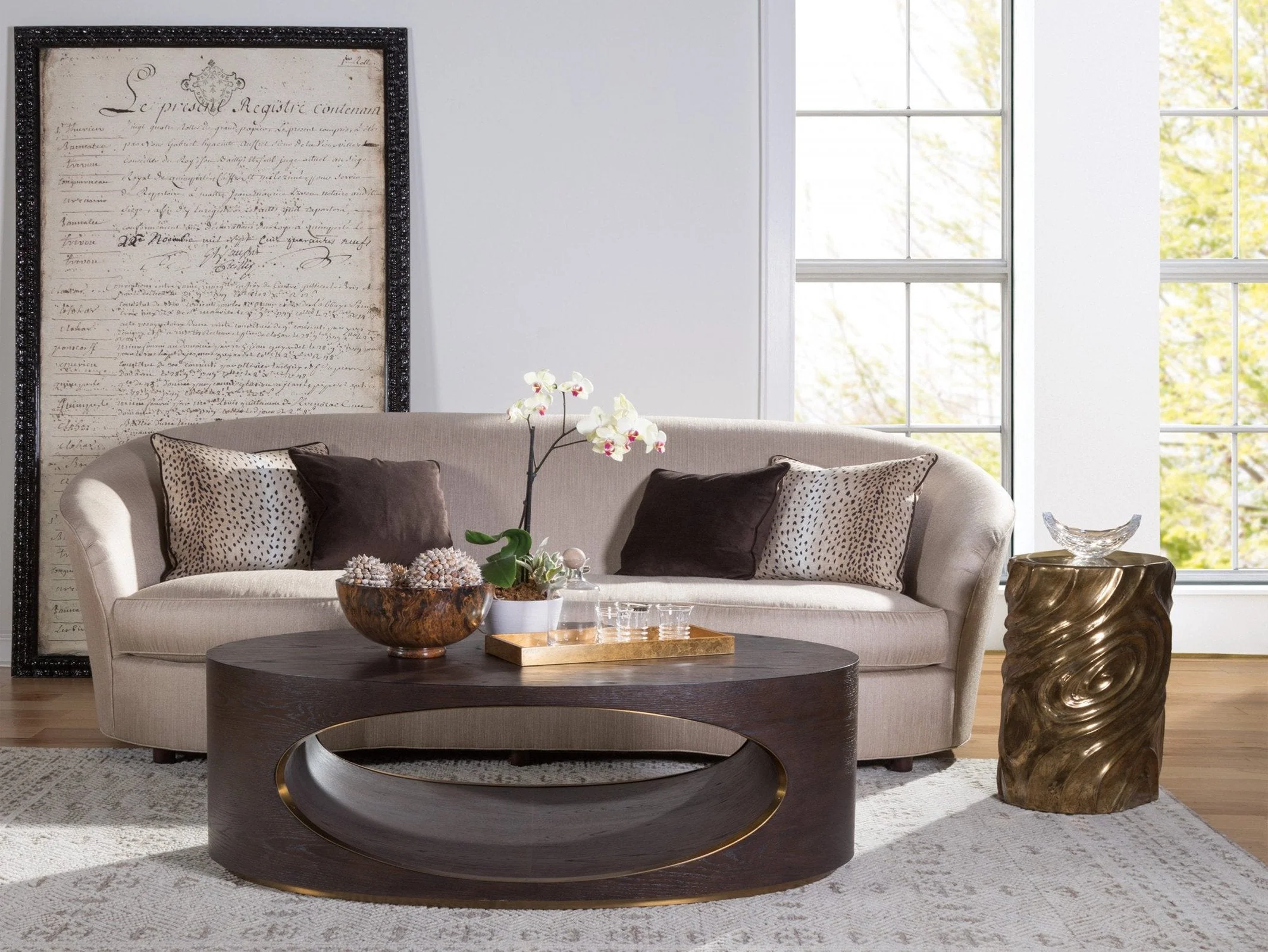Artistica Home Verbatim Oval Cocktail Table - Image 3