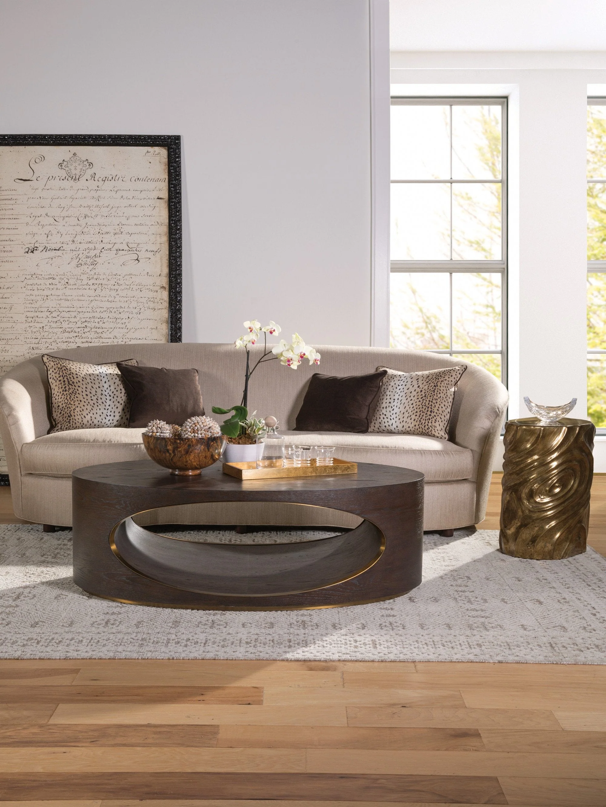 Artistica Home Verbatim Oval Cocktail Table - Image 4