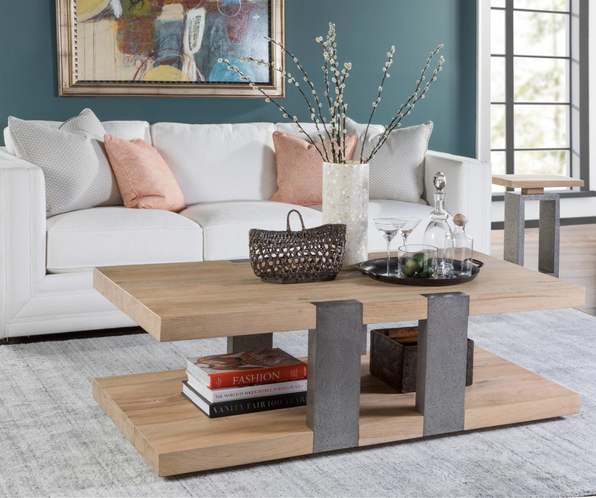 Artistica Home Verite Rectangular Cocktail Table - Image 3