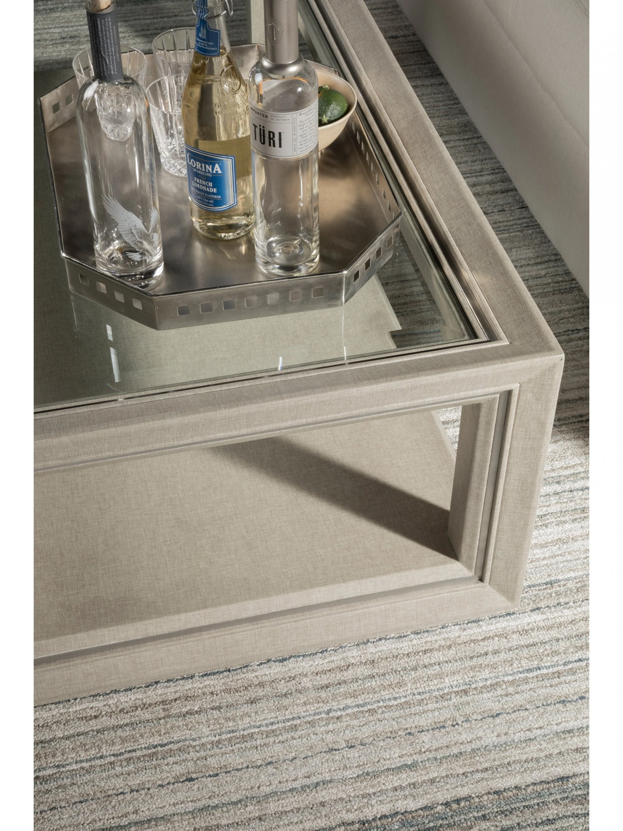 Artistica Home Zeitgeist Linen Cocktail Table - Image 3