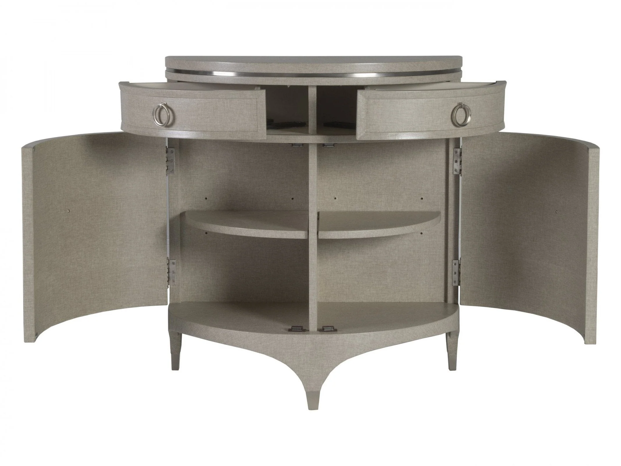 Artistica Home Zeitgeist Linen Demilune Chest - Image 2
