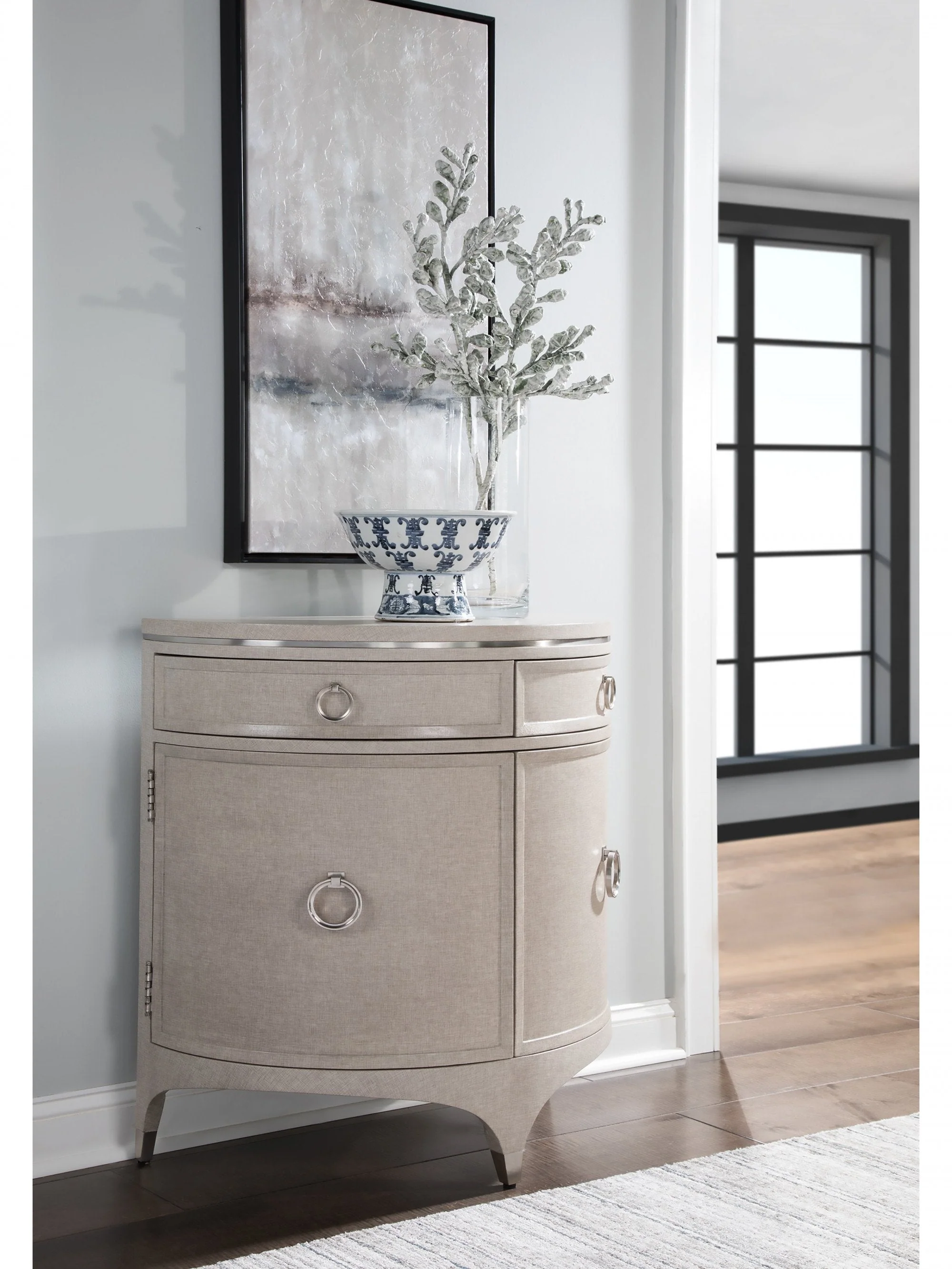Artistica Home Zeitgeist Linen Demilune Chest - Image 3