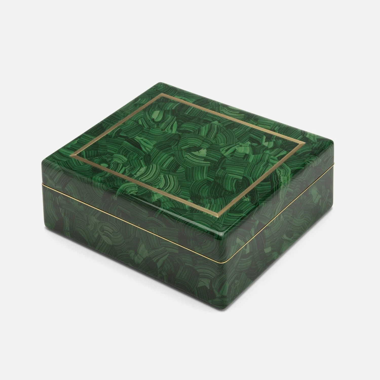 Austen Faux Malachite Box - Image 5