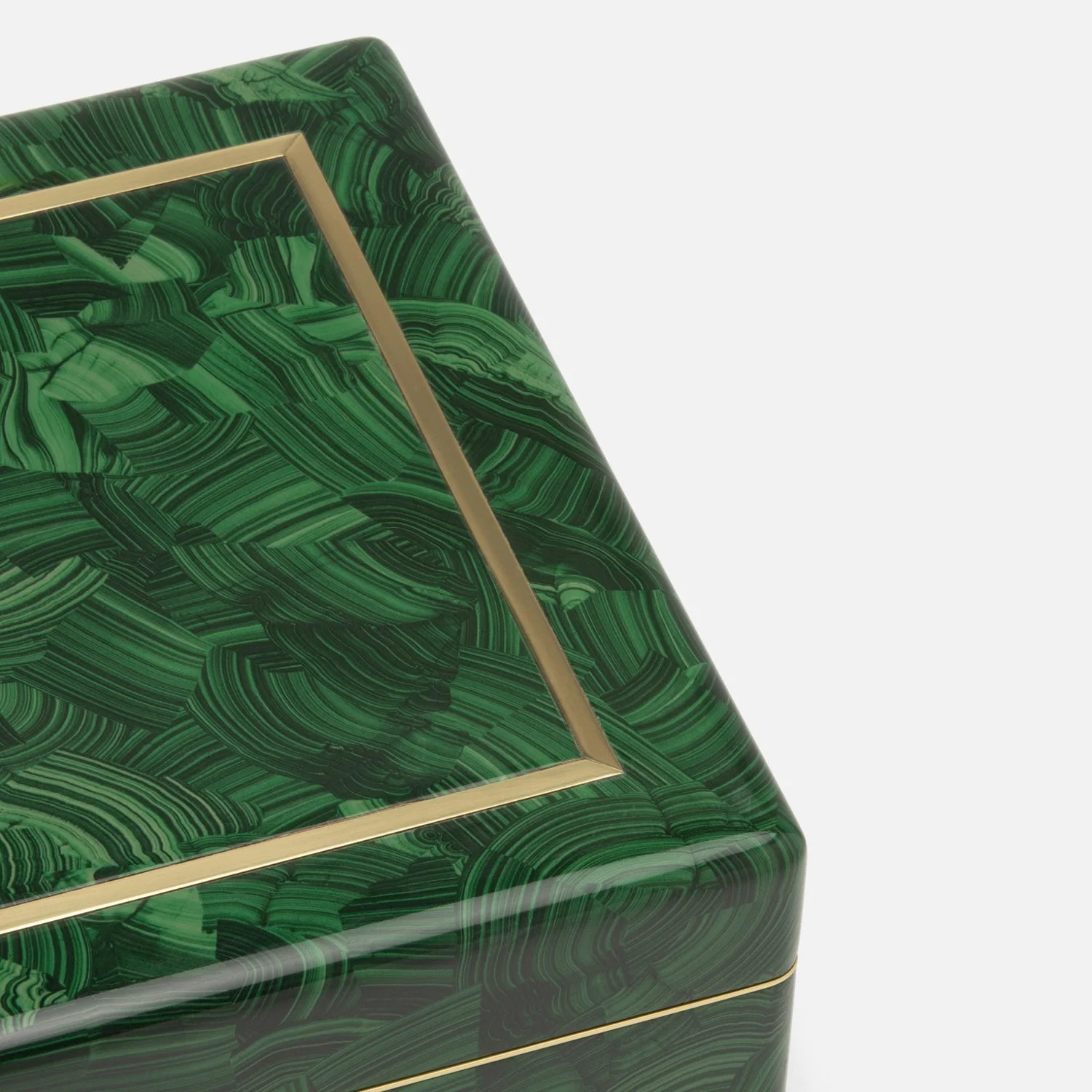 Austen Faux Malachite Box - Image 8