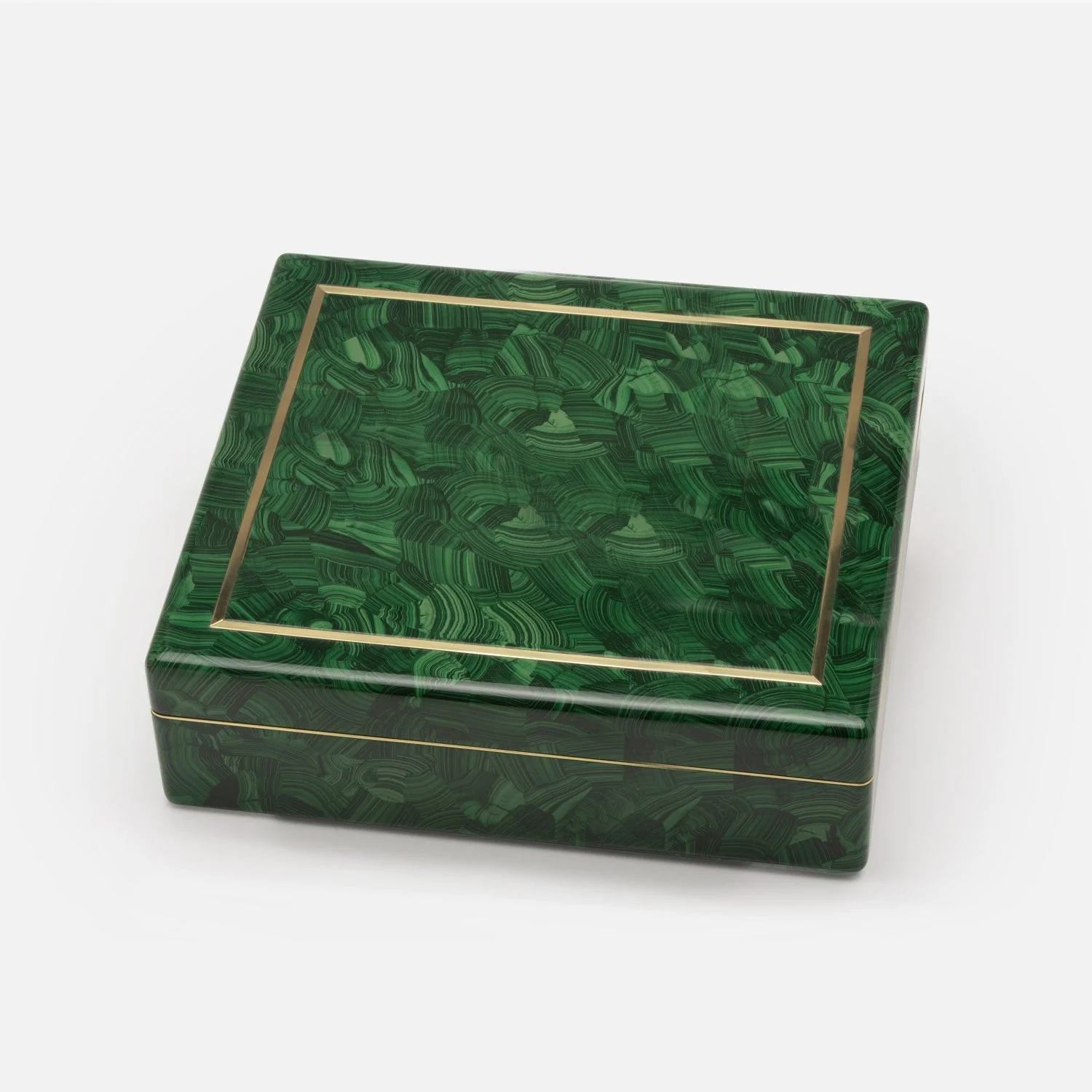 Austen Faux Malachite Box - Image 9