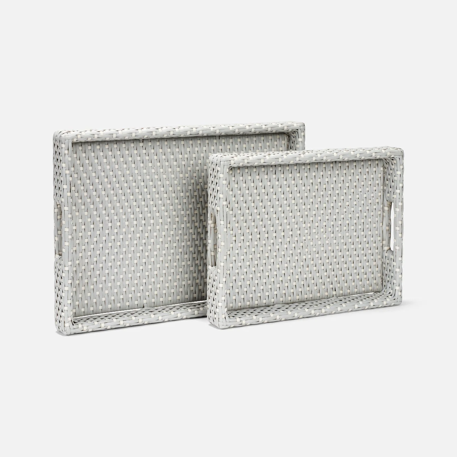 Avanna Faux Wicker Tray - Set of 2 - Image 8
