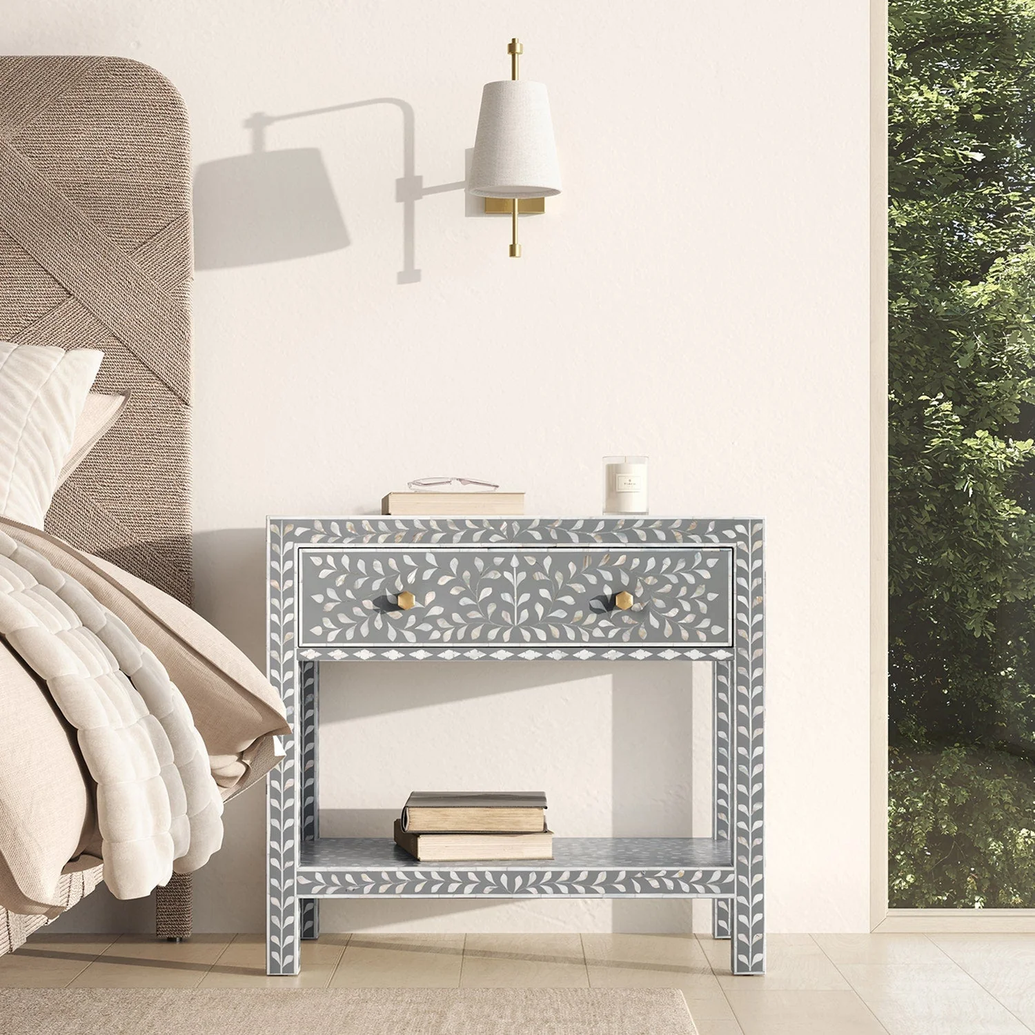 Azalea Resin Nightstand - Image 4