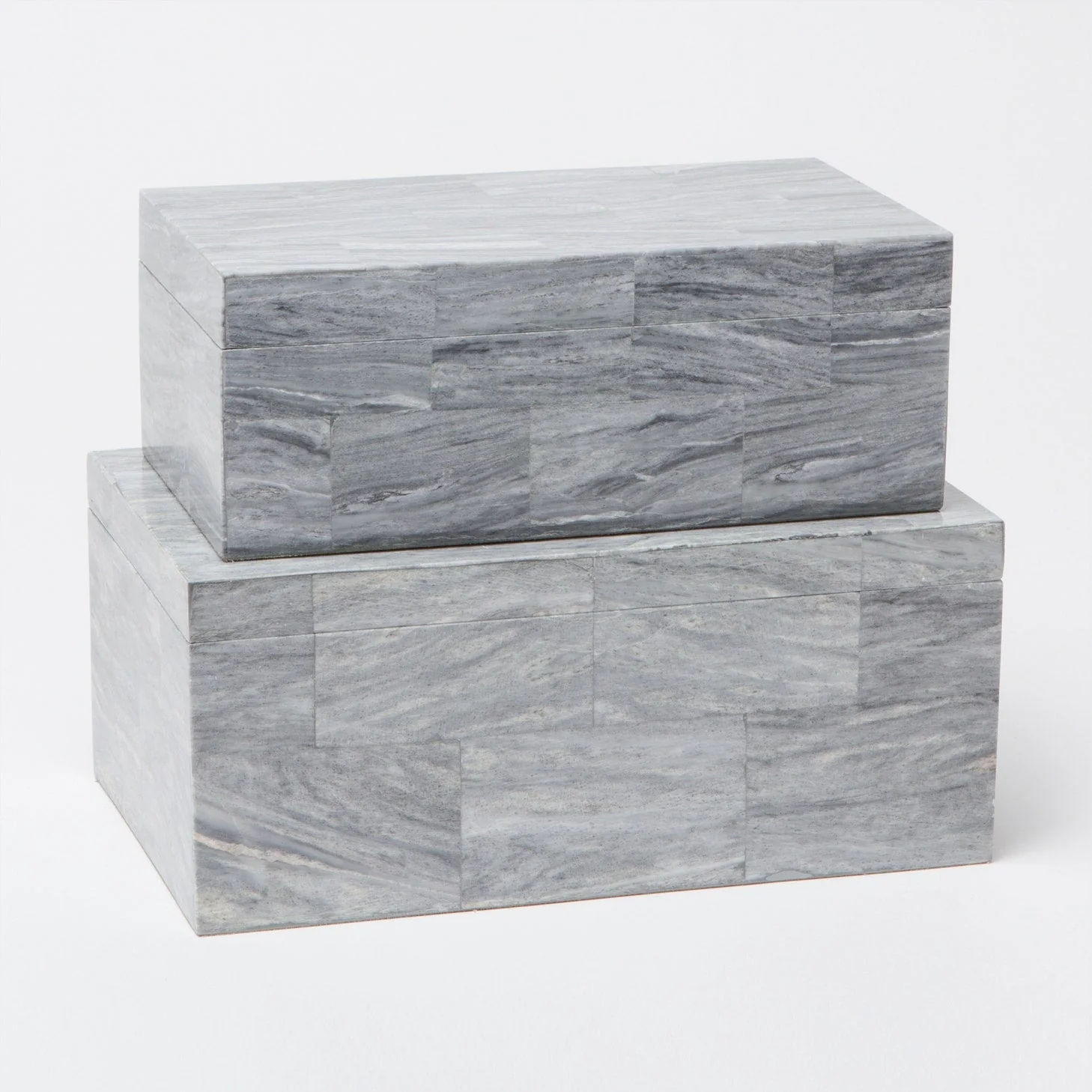 Bacall Stone Box - Set of 2 - Image 2