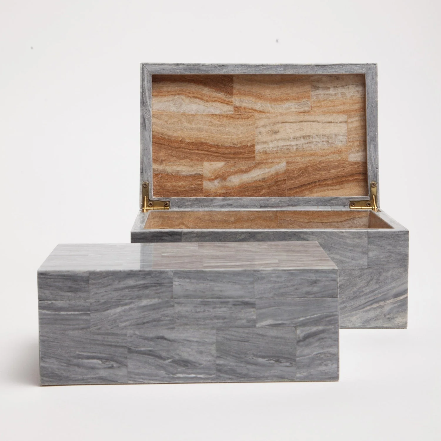 Bacall Stone Box - Set of 2 - Image 4