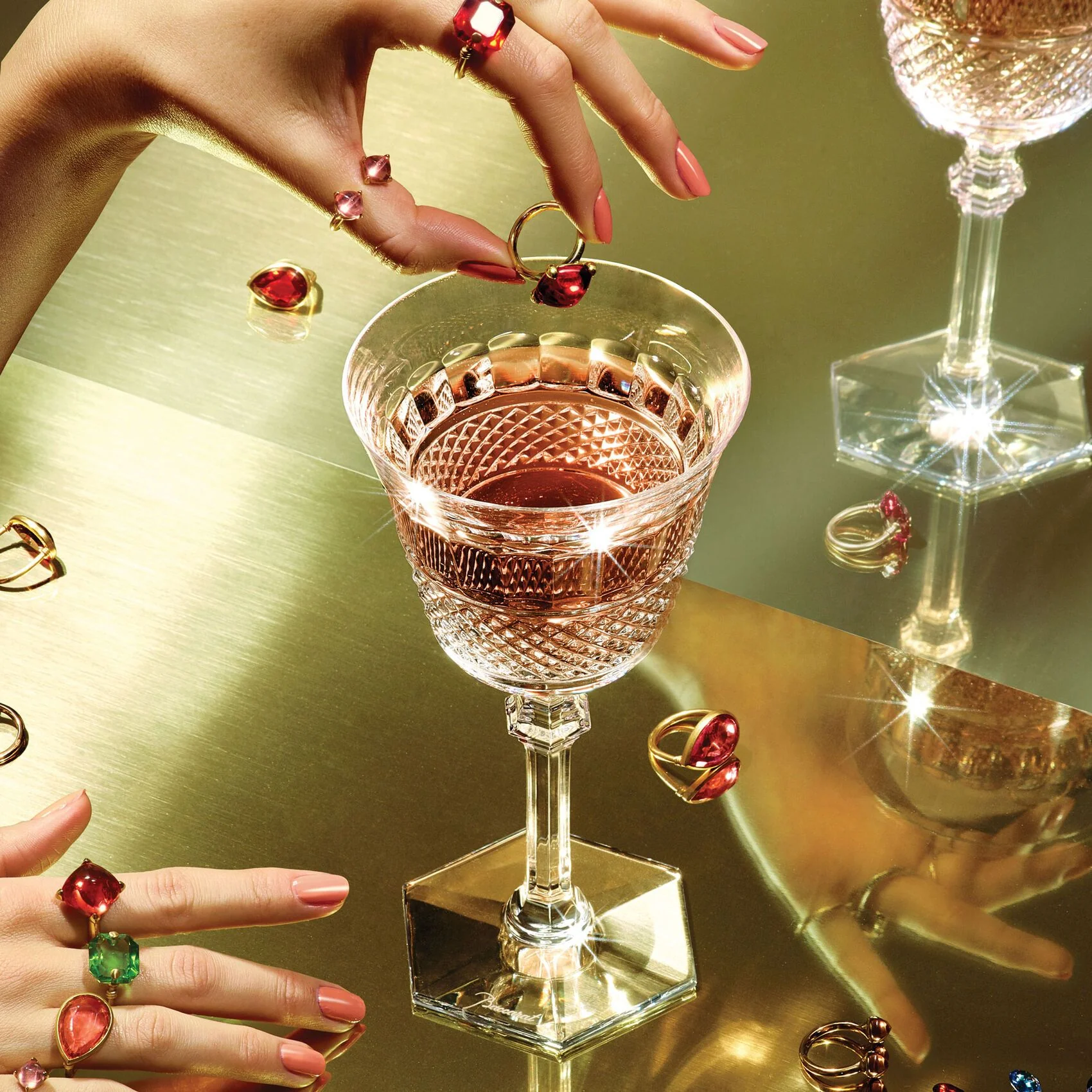 Baccarat Wine Therapy Set - Set of 6 - Image 5