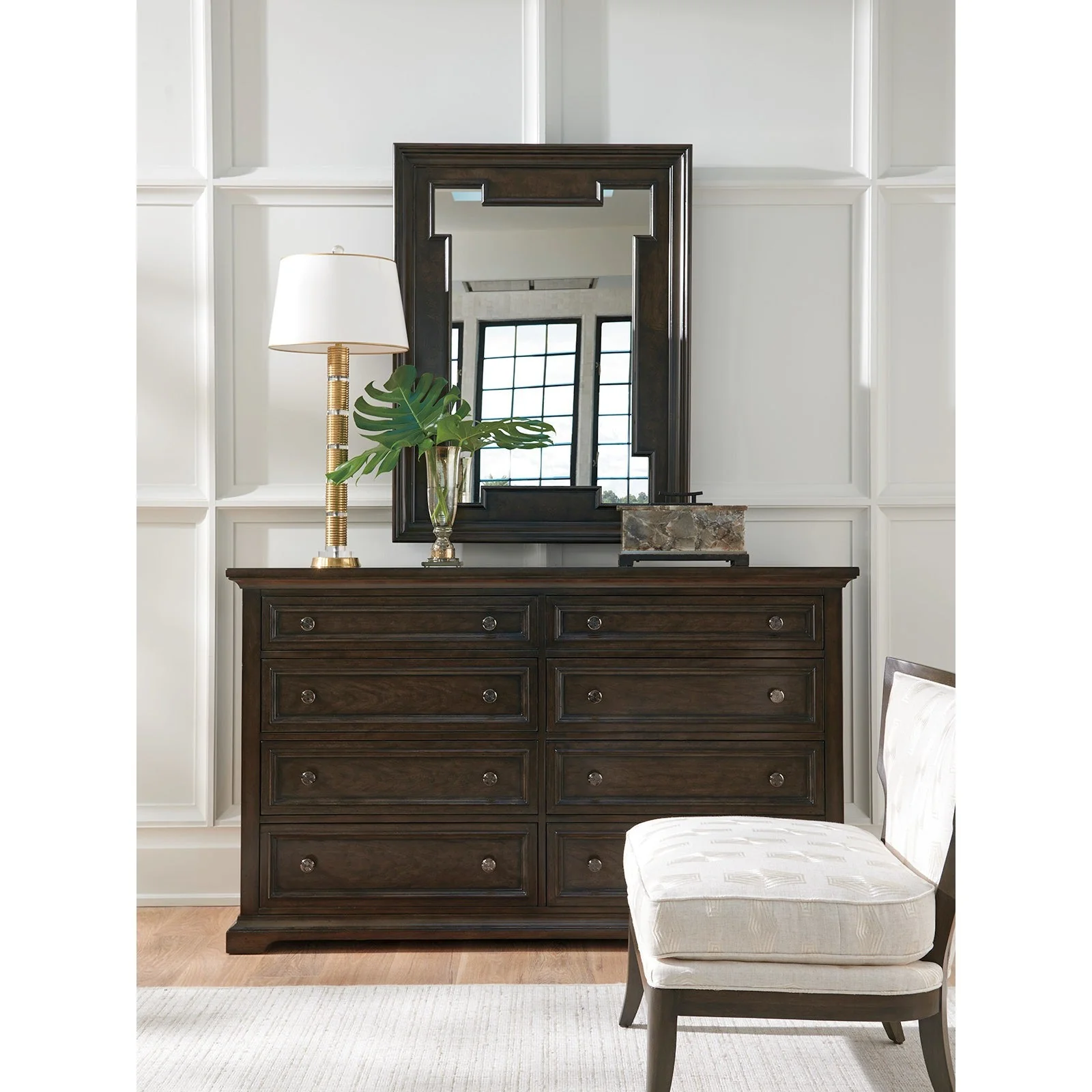 Barclay Butera Brentwood Highwood Rectangular Mirror Clearance - Image 3