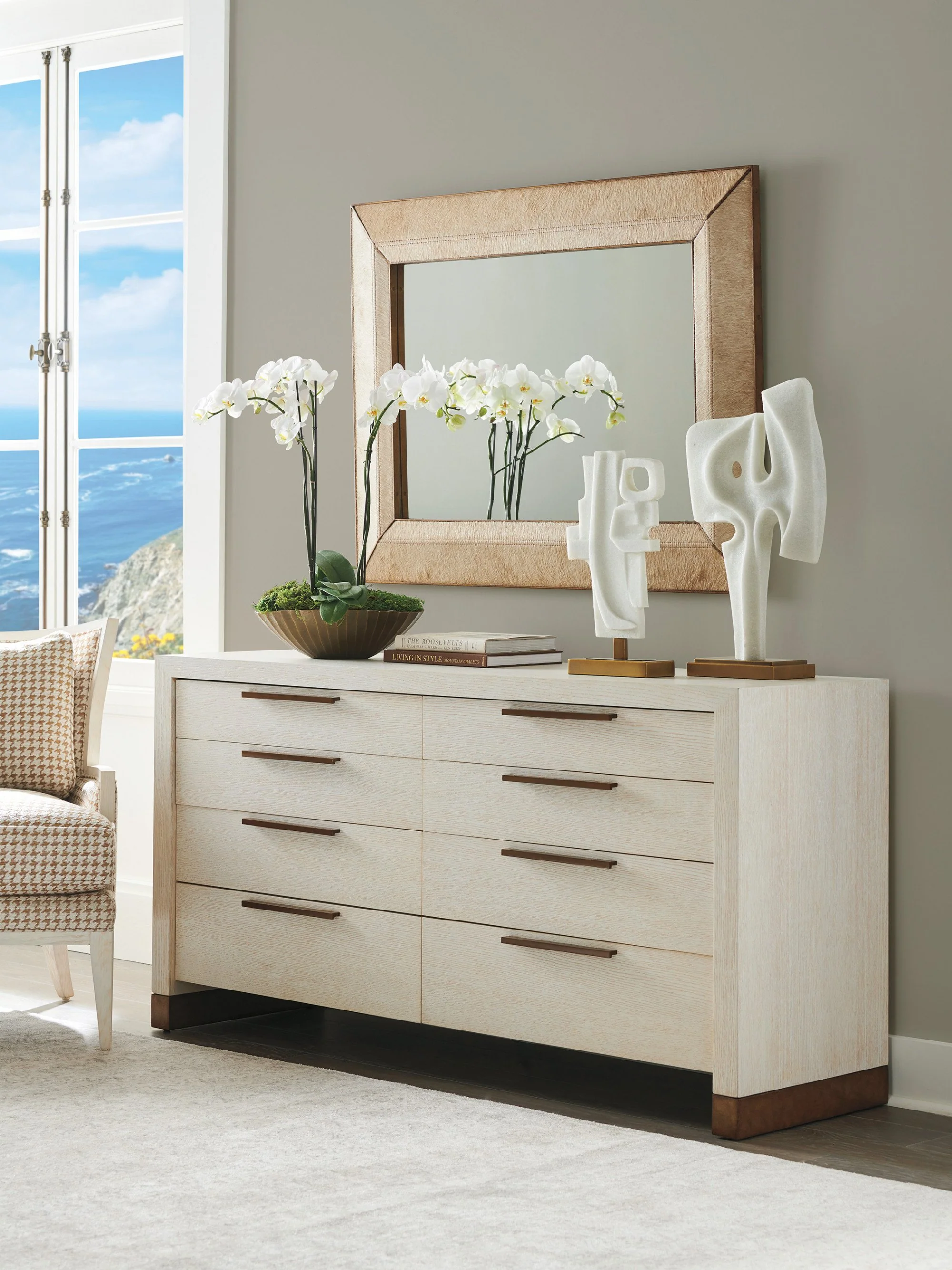 Barclay Butera Carmel Asilomar Rectangular Mirror - Image 3