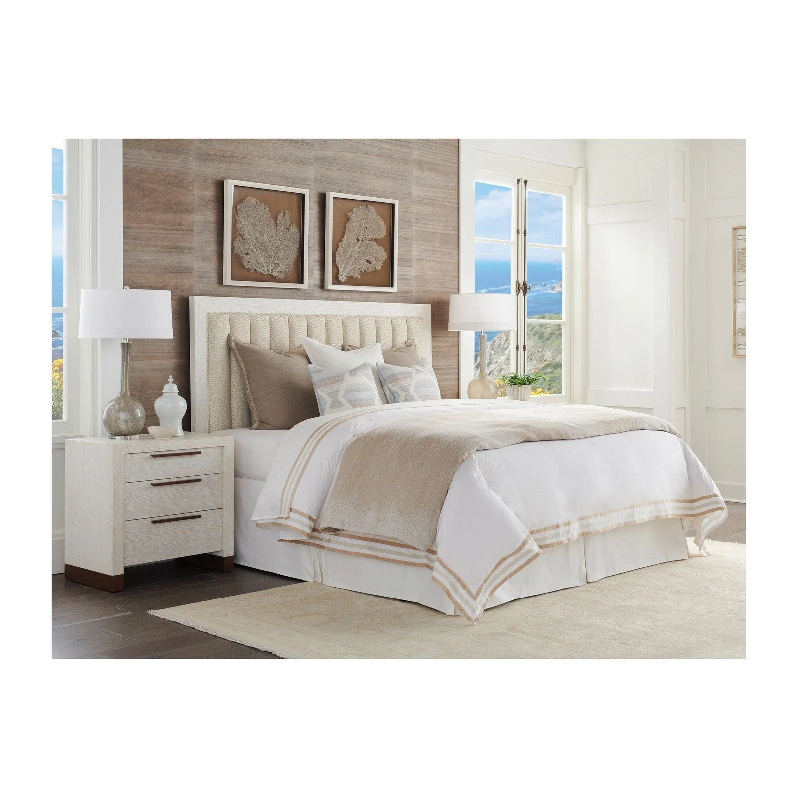 Barclay Butera Carmel Cambria Upholstered Headboard - Image 2