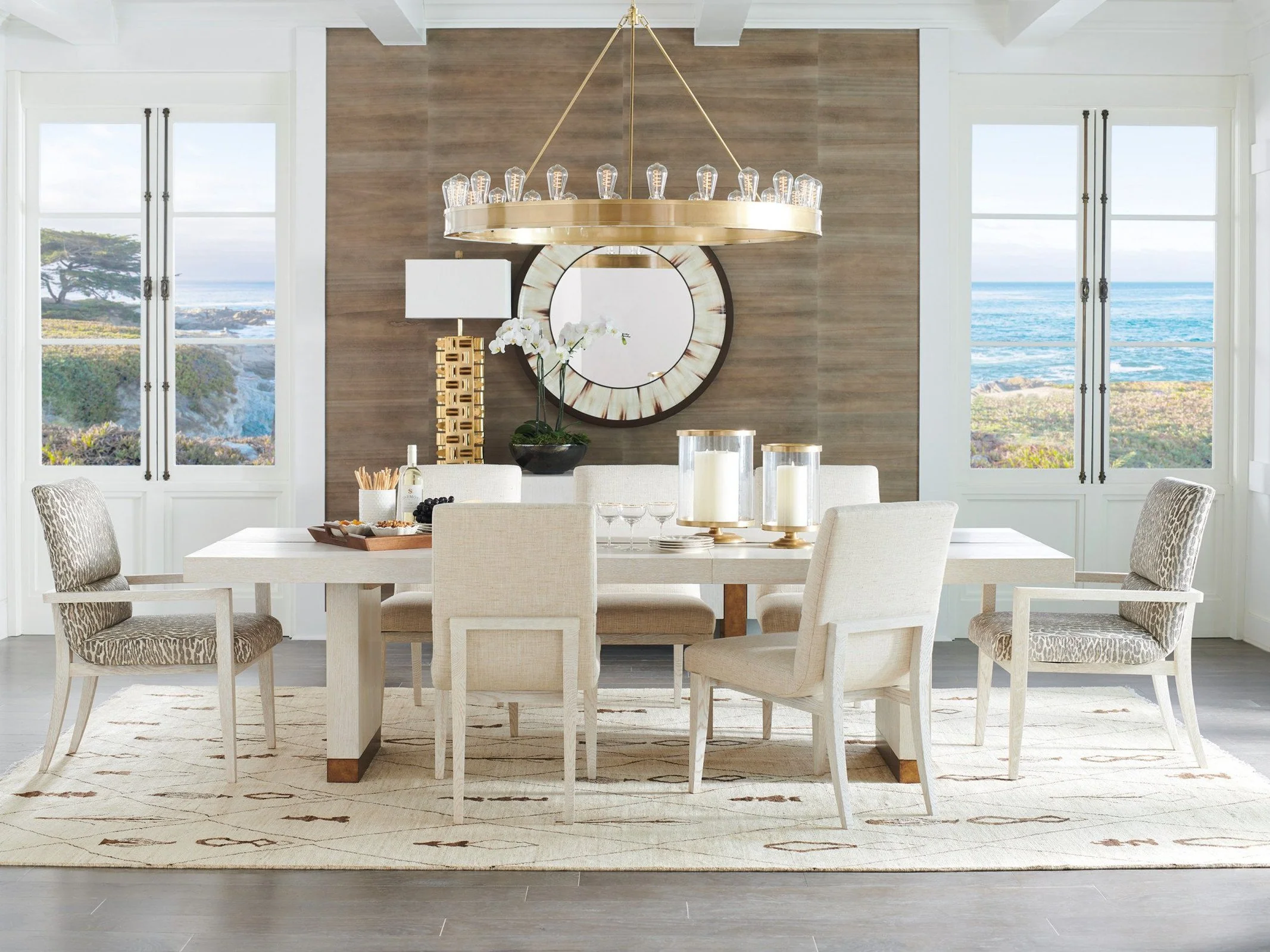 Barclay Butera Carmel Palmero Upholstered Side Chair As Shown - Image 3