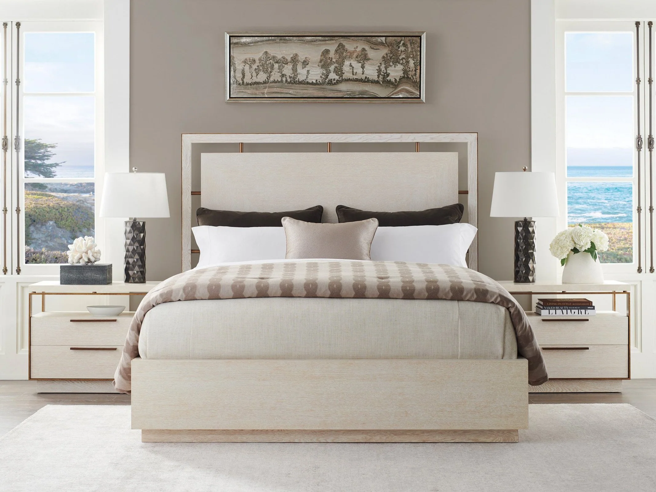 Barclay Butera Carmel Post Ranch Panel Bed - Image 2