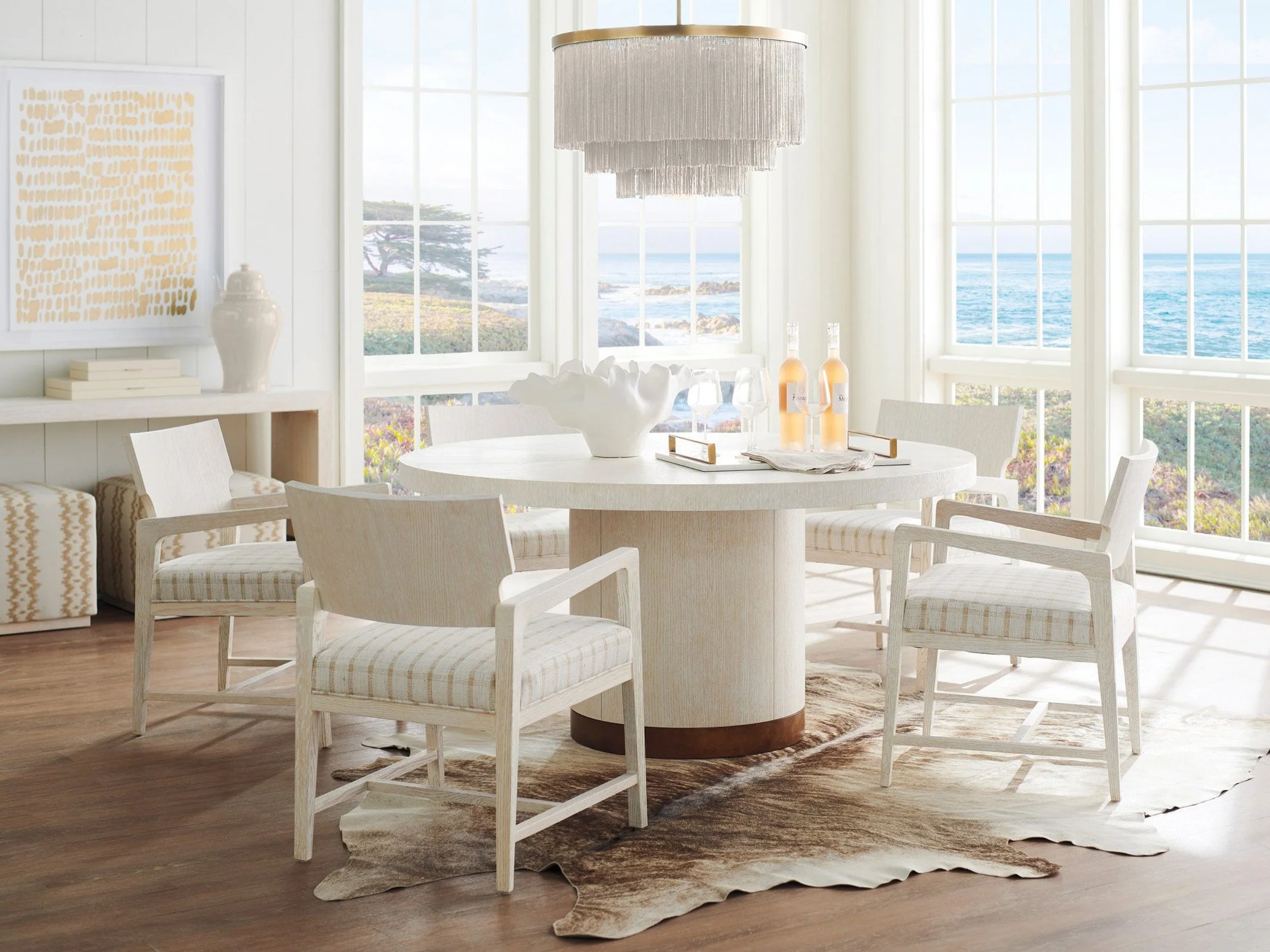 Barclay Butera Carmel Ridgewood Arm Chair Customizable - Image 3