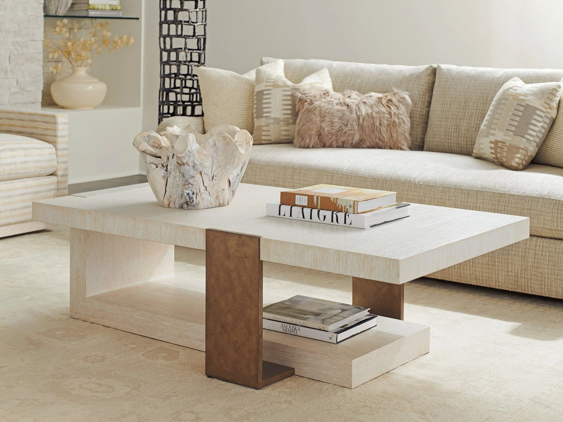 Barclay Butera Carmel Sunridge Rectangular Cocktail Table - Image 2