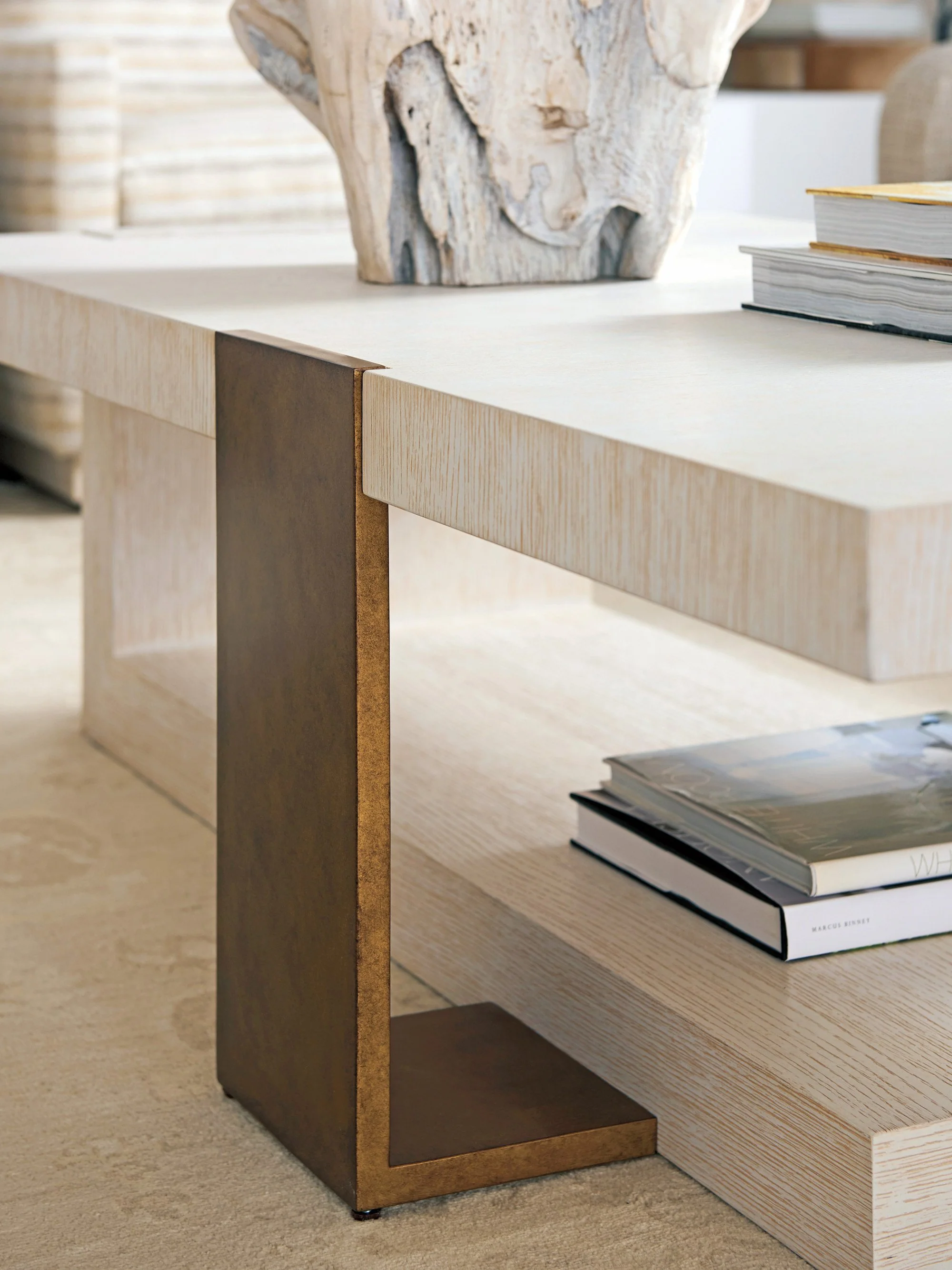 Barclay Butera Carmel Sunridge Rectangular Cocktail Table - Image 3
