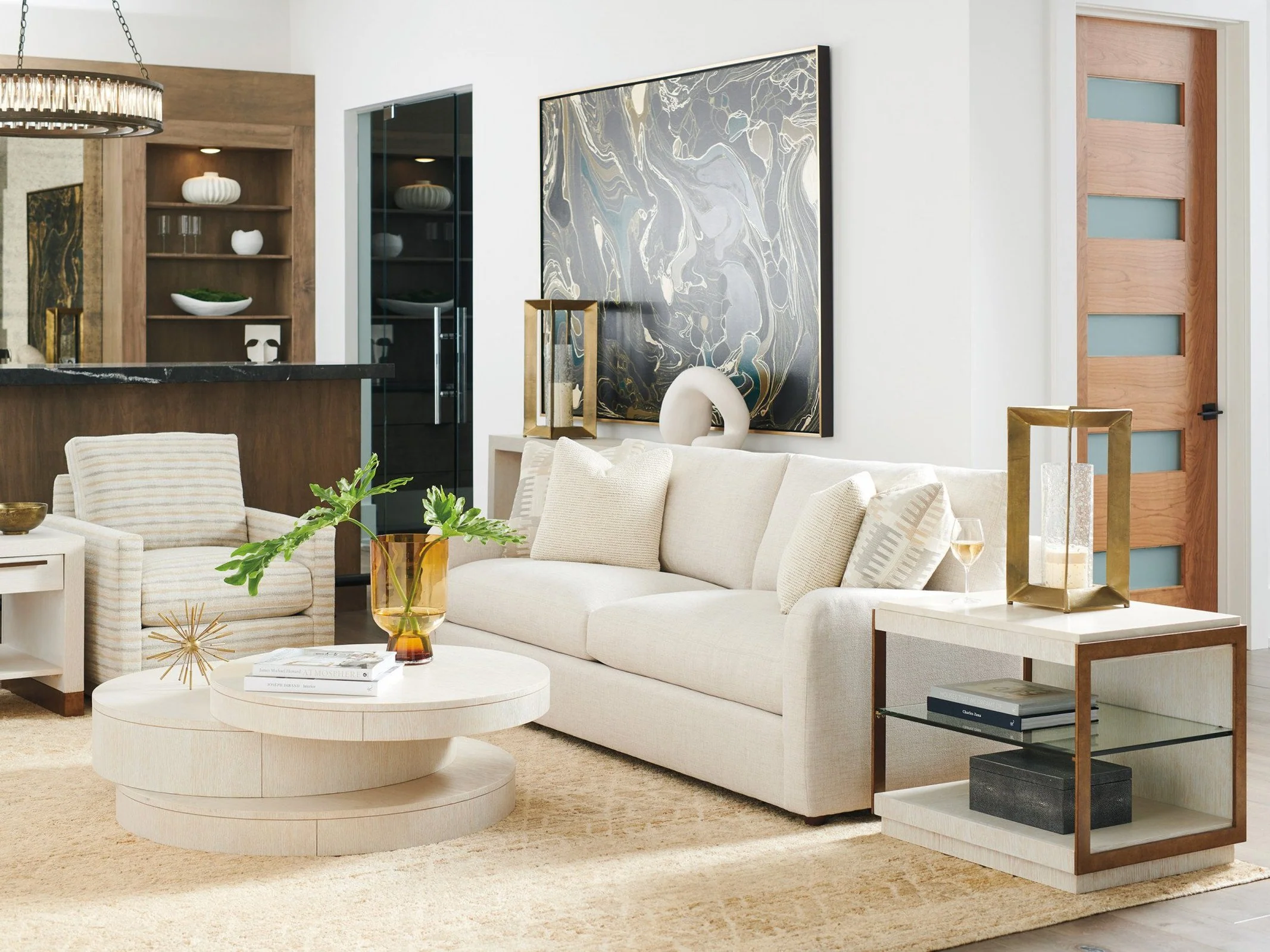Barclay Butera Carmel Ventana Round Cocktail Table - Image 4