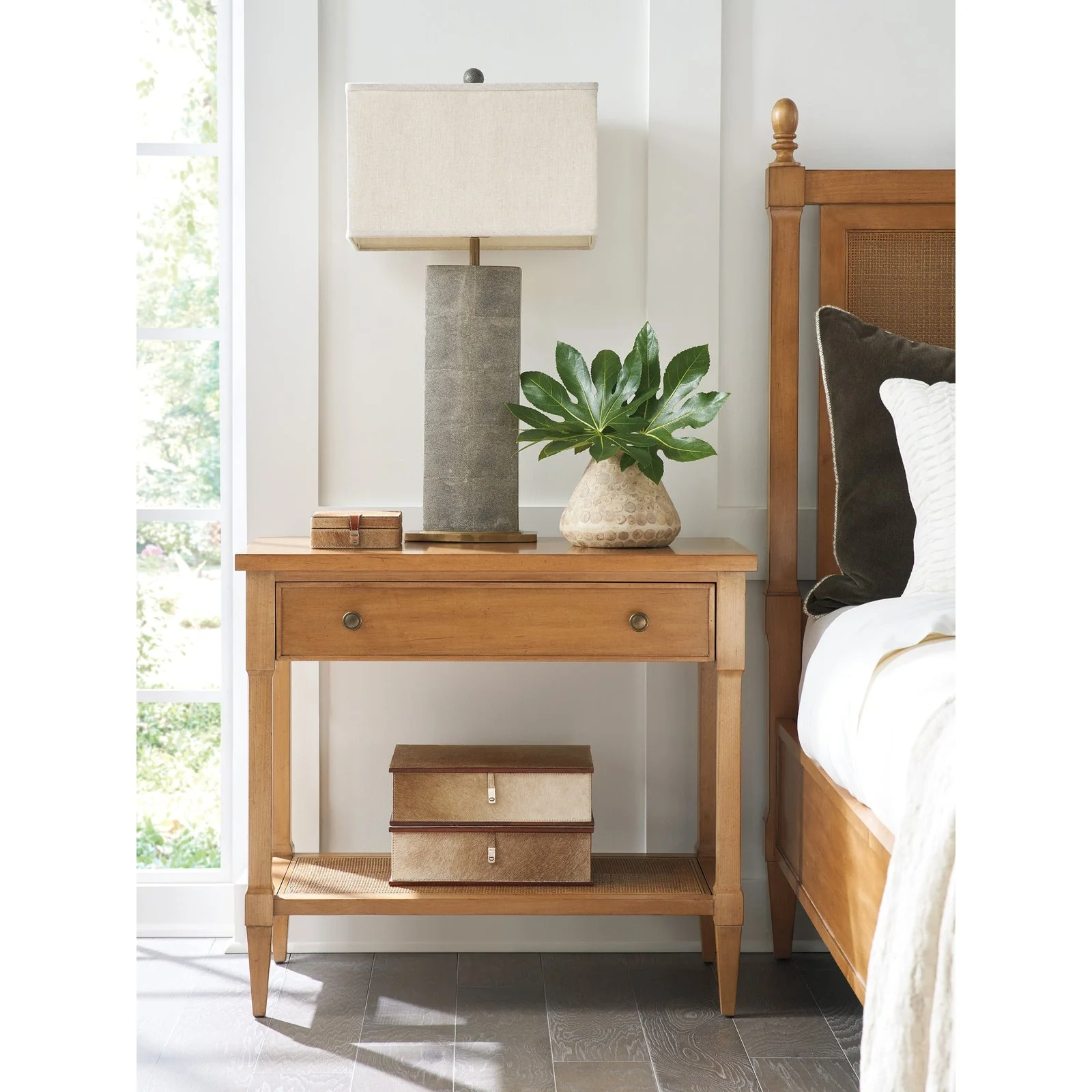 Barclay Butera Laguna Aster Open Nightstand - Image 2