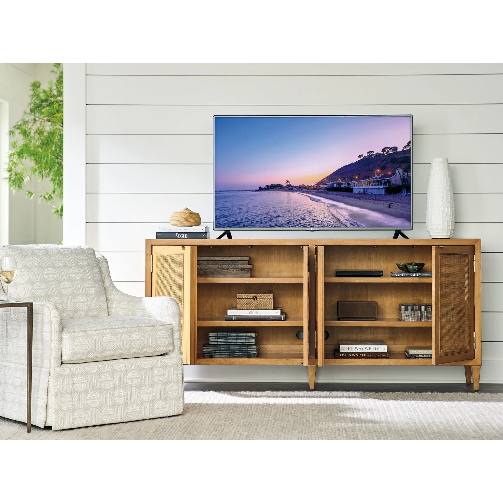 Barclay Butera Laguna Bluebird Media Console - Image 3