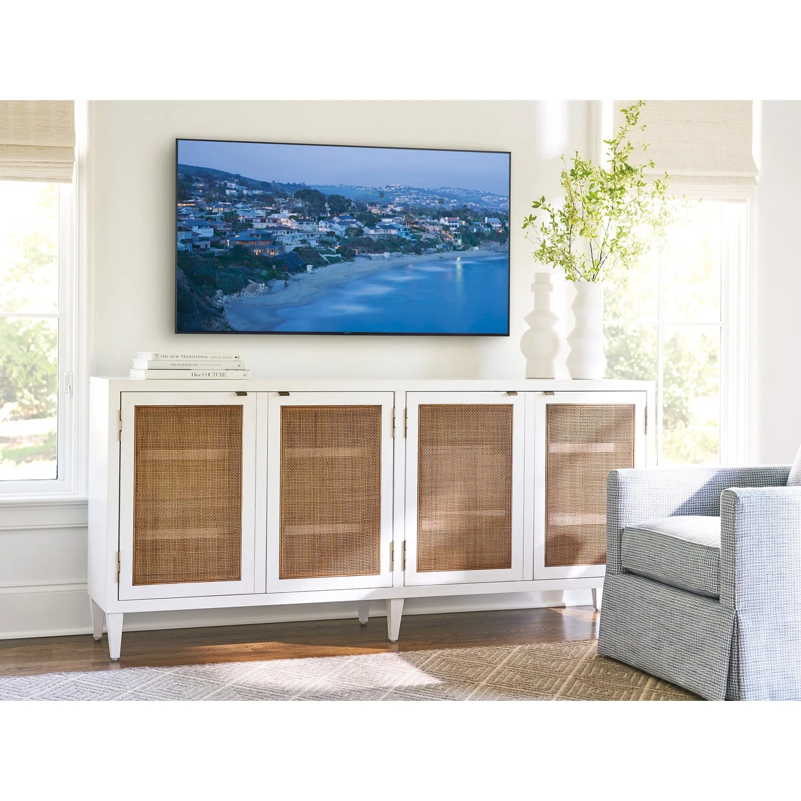 Barclay Butera Laguna Bluebird Media Console - Image 6