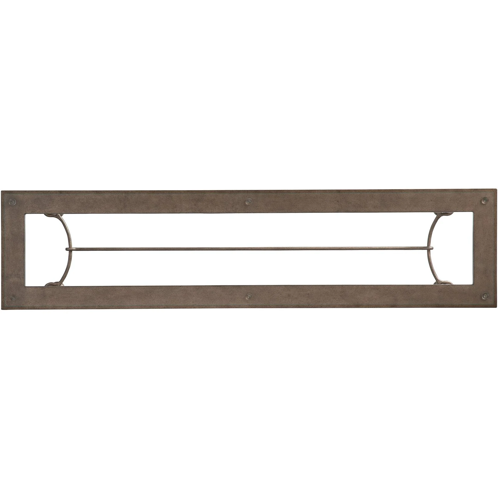 Barclay Butera Laguna Bluff Metal And Glass Console - Image 3