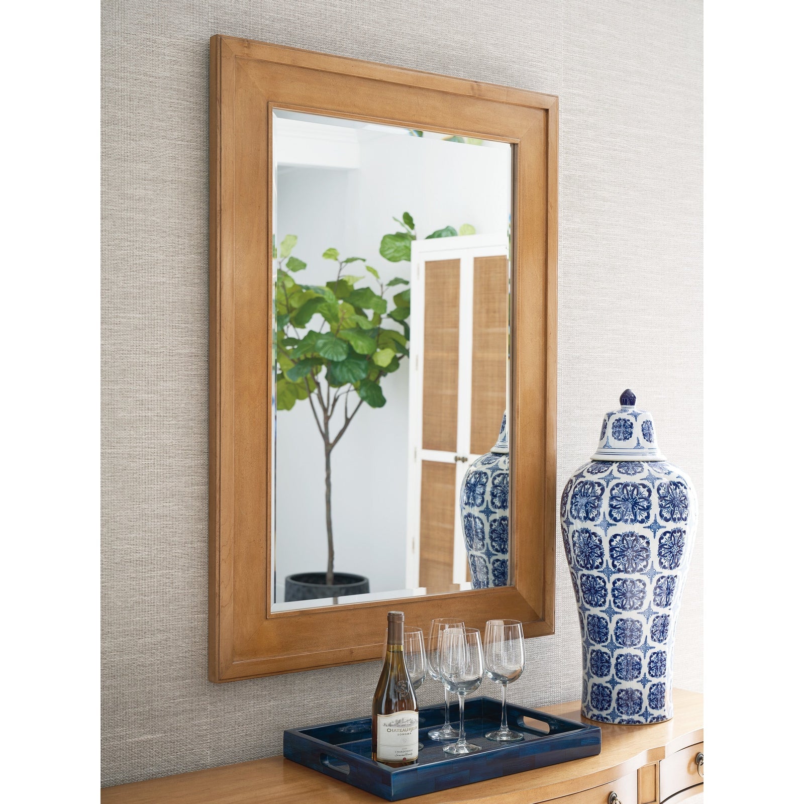 Barclay Butera Laguna Swanson Rectangular Mirror - Image 3