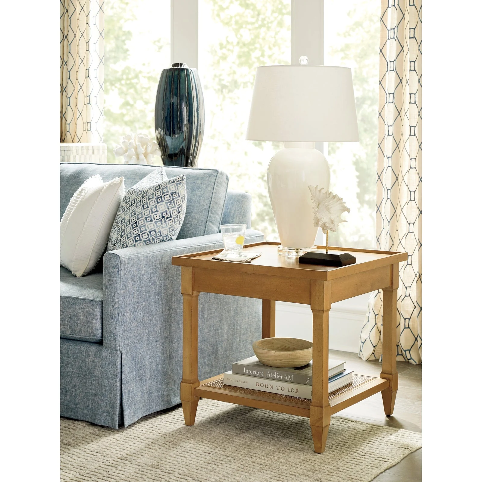 Barclay Butera Laguna Temple End Table - Image 2