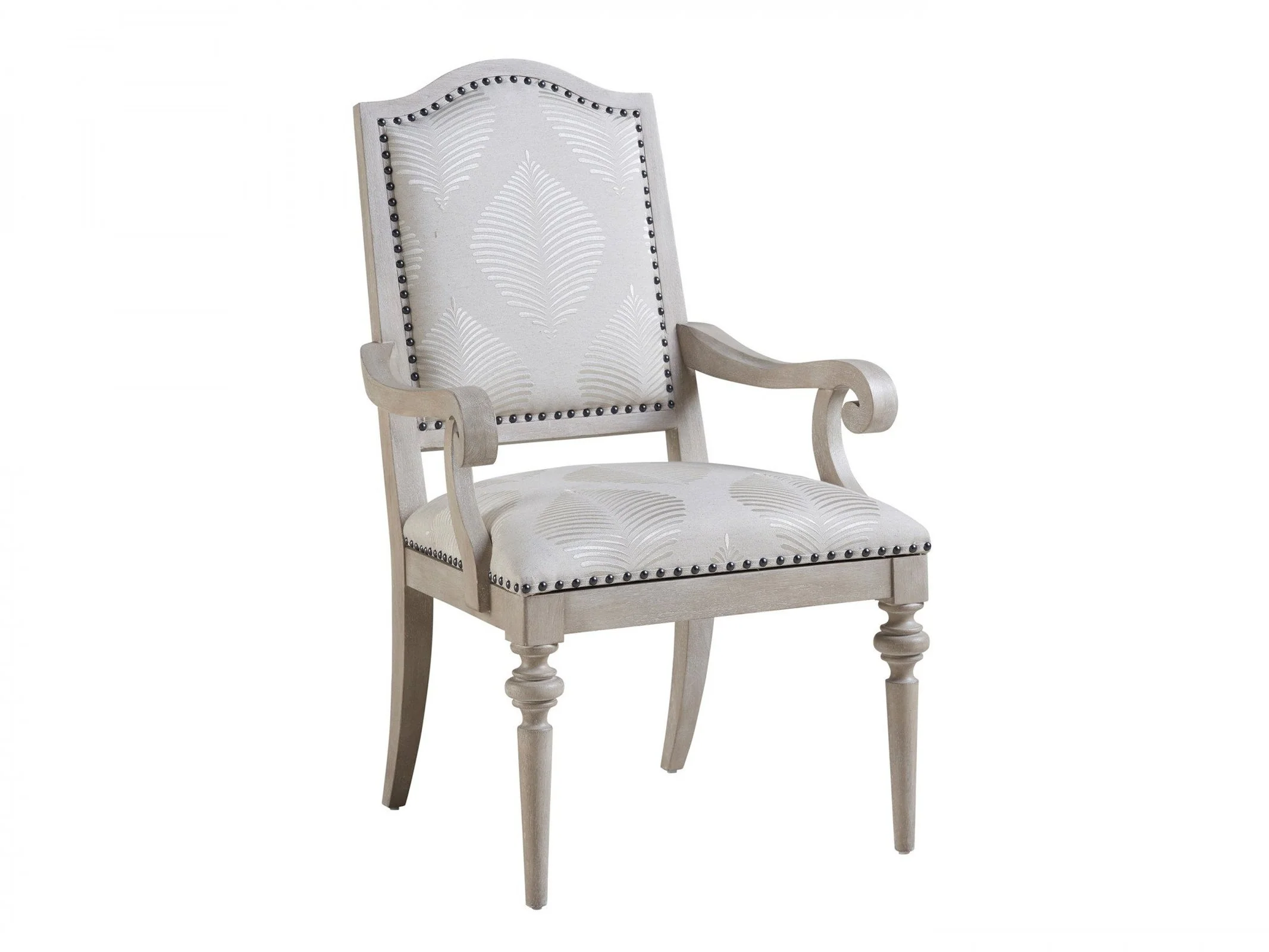 Barclay Butera Malibu Aidan Upholstered Arm Chair Customizable - Image 5
