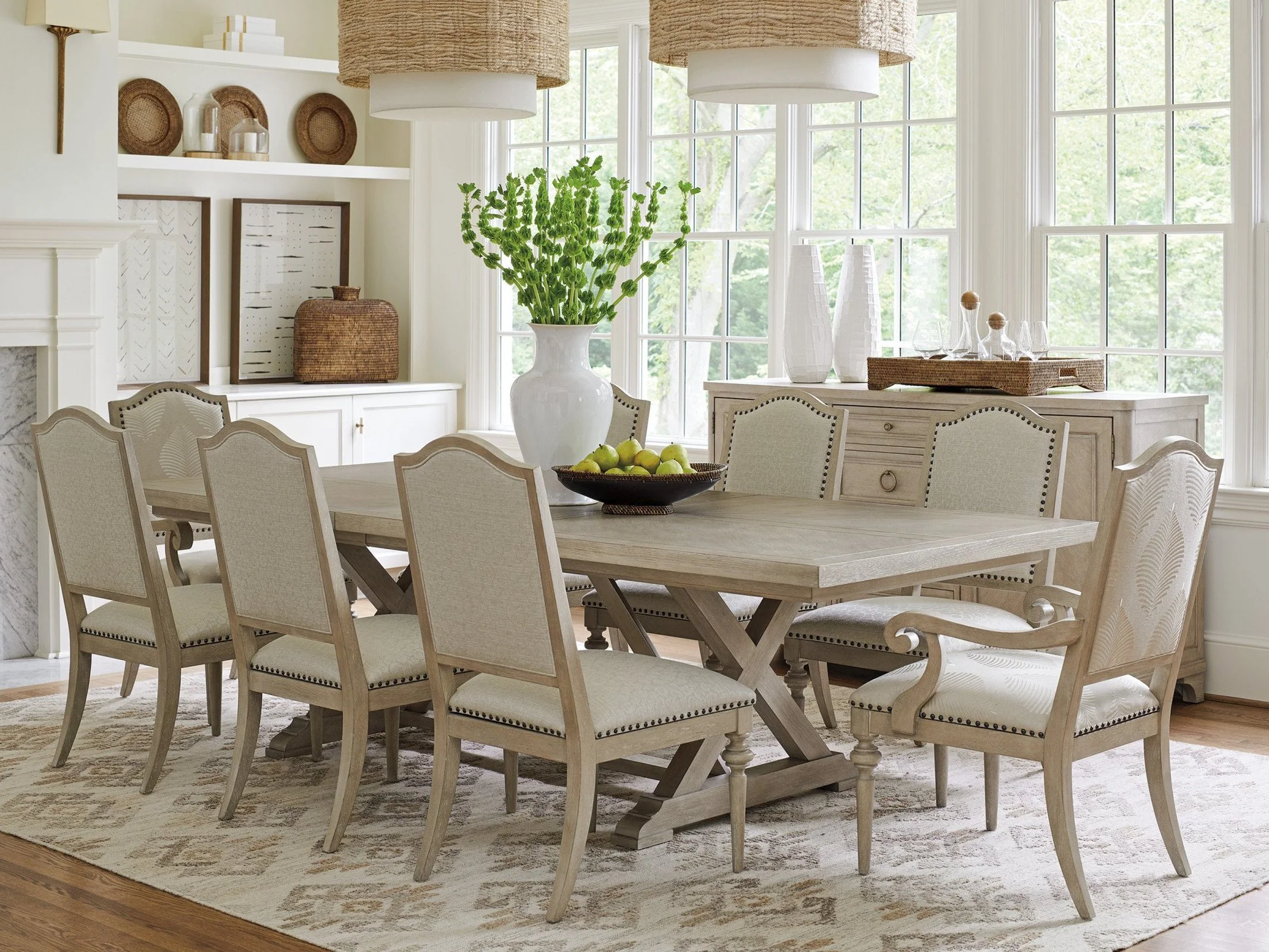 Barclay Butera Malibu Aidan Upholstered Side Chair Customizable - Image 8