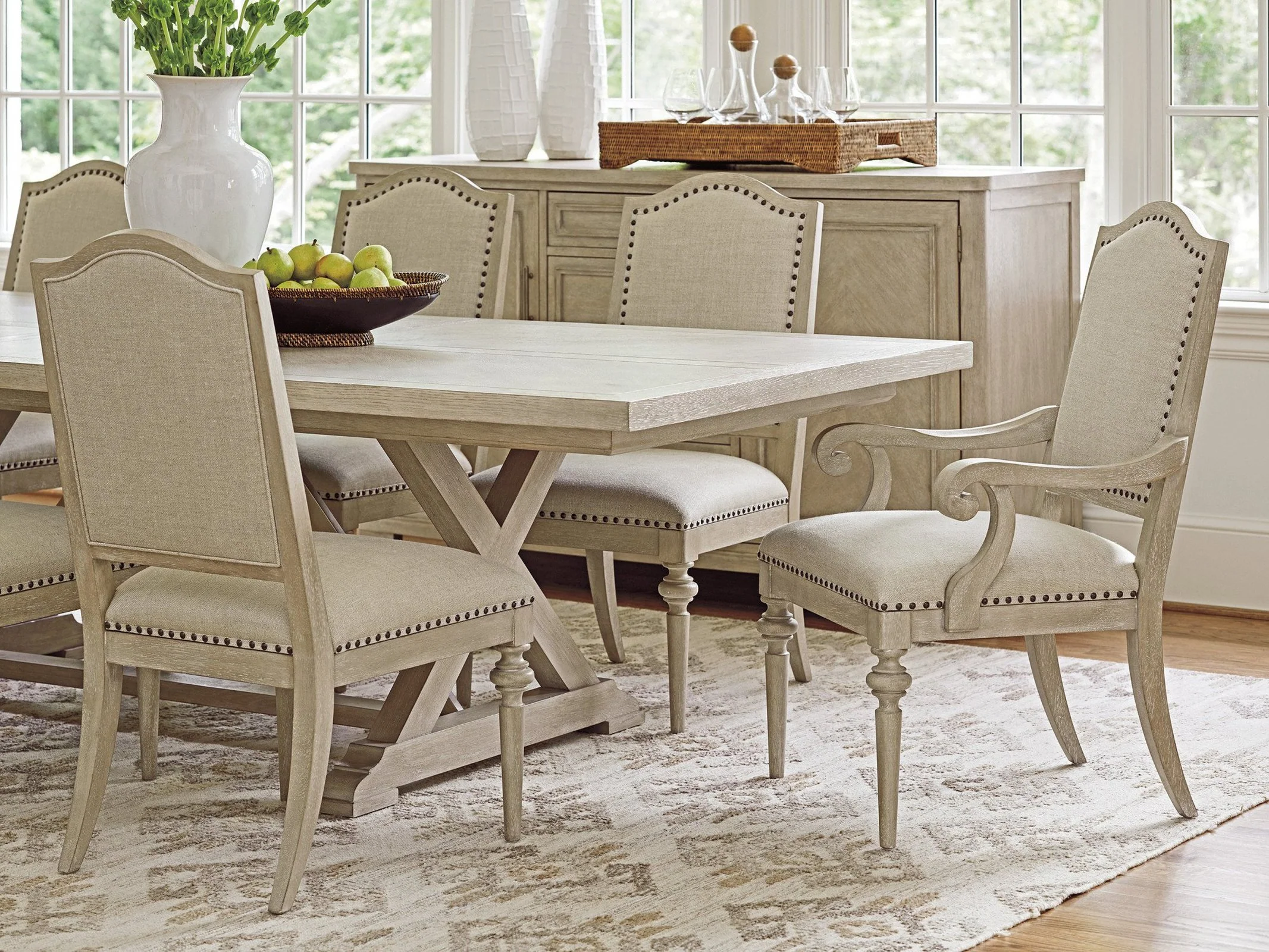 Barclay Butera Malibu Aidan Upholstered Side Chair As Shown - Image 3