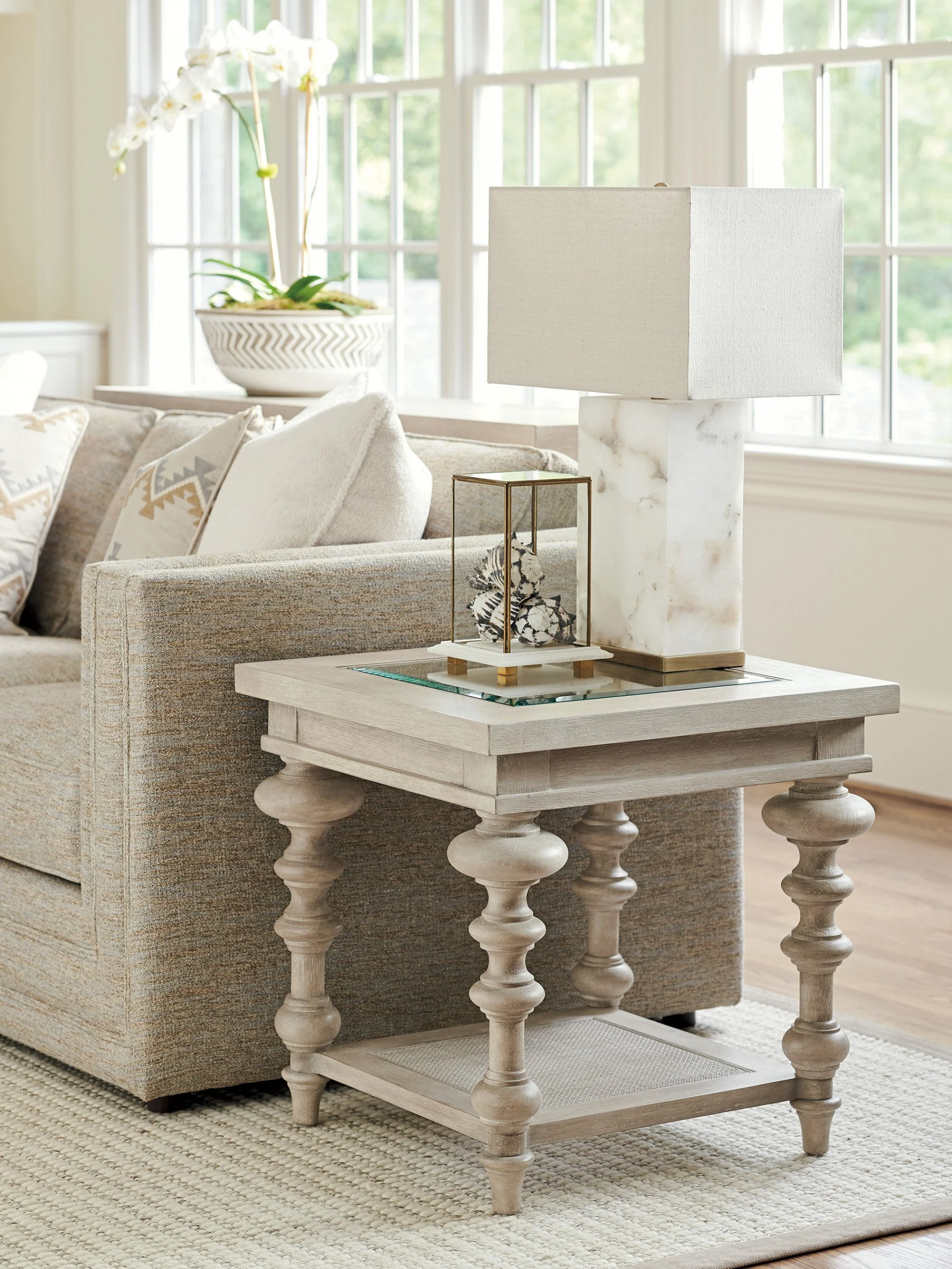 Barclay Butera Malibu Castlerock End Table - Image 2