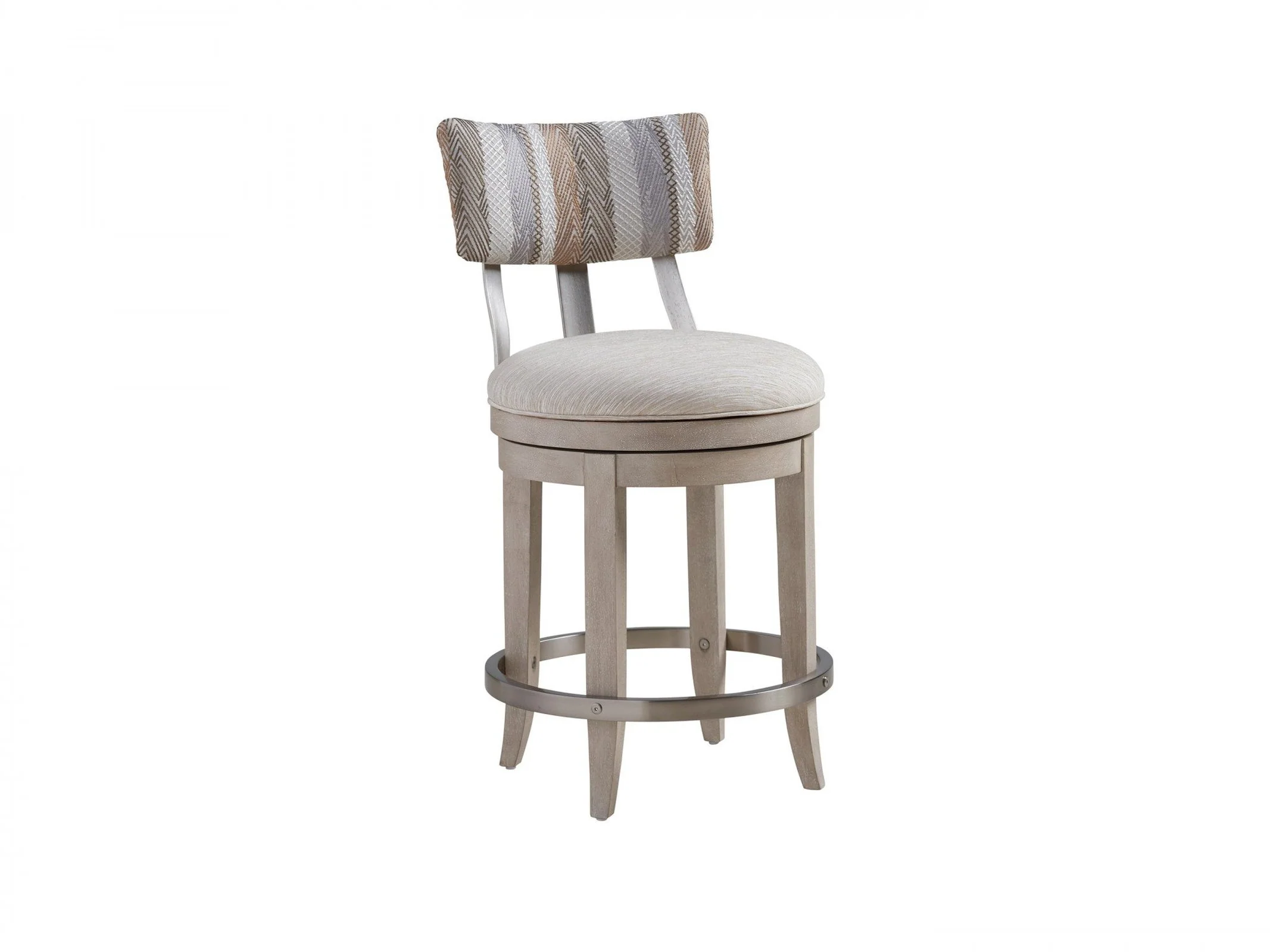 Barclay Butera Malibu Cliffside Swivel Upholstered Counter Stool Customizable - Image 5