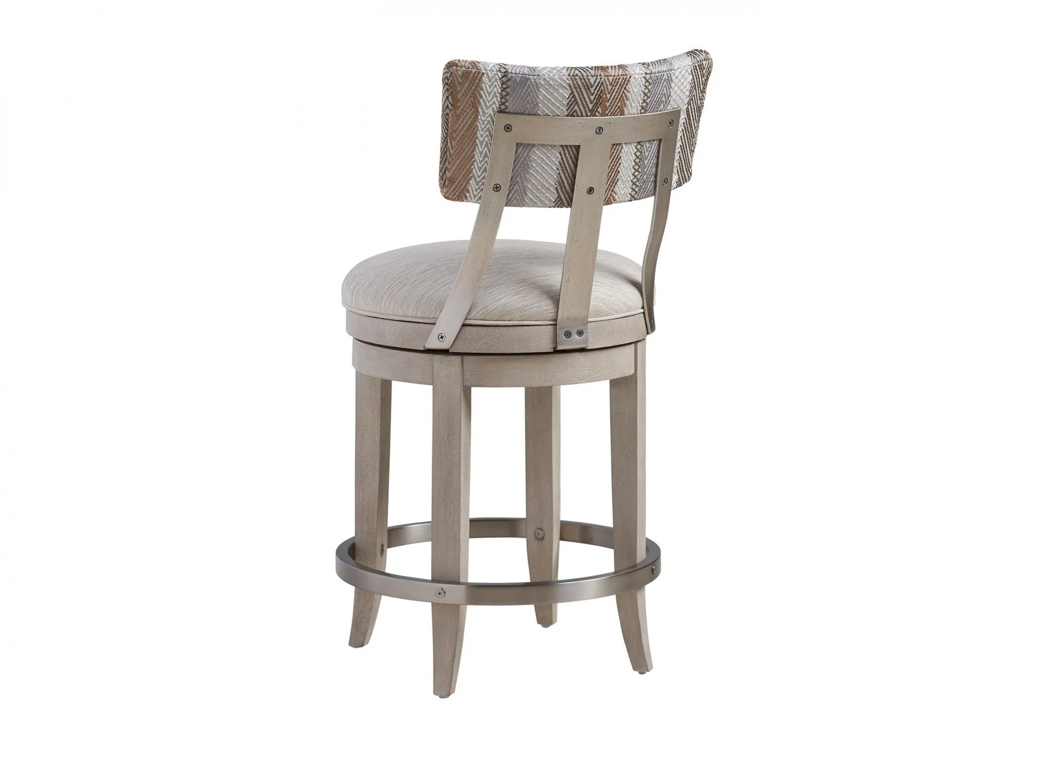 Barclay Butera Malibu Cliffside Swivel Upholstered Counter Stool Customizable - Image 7