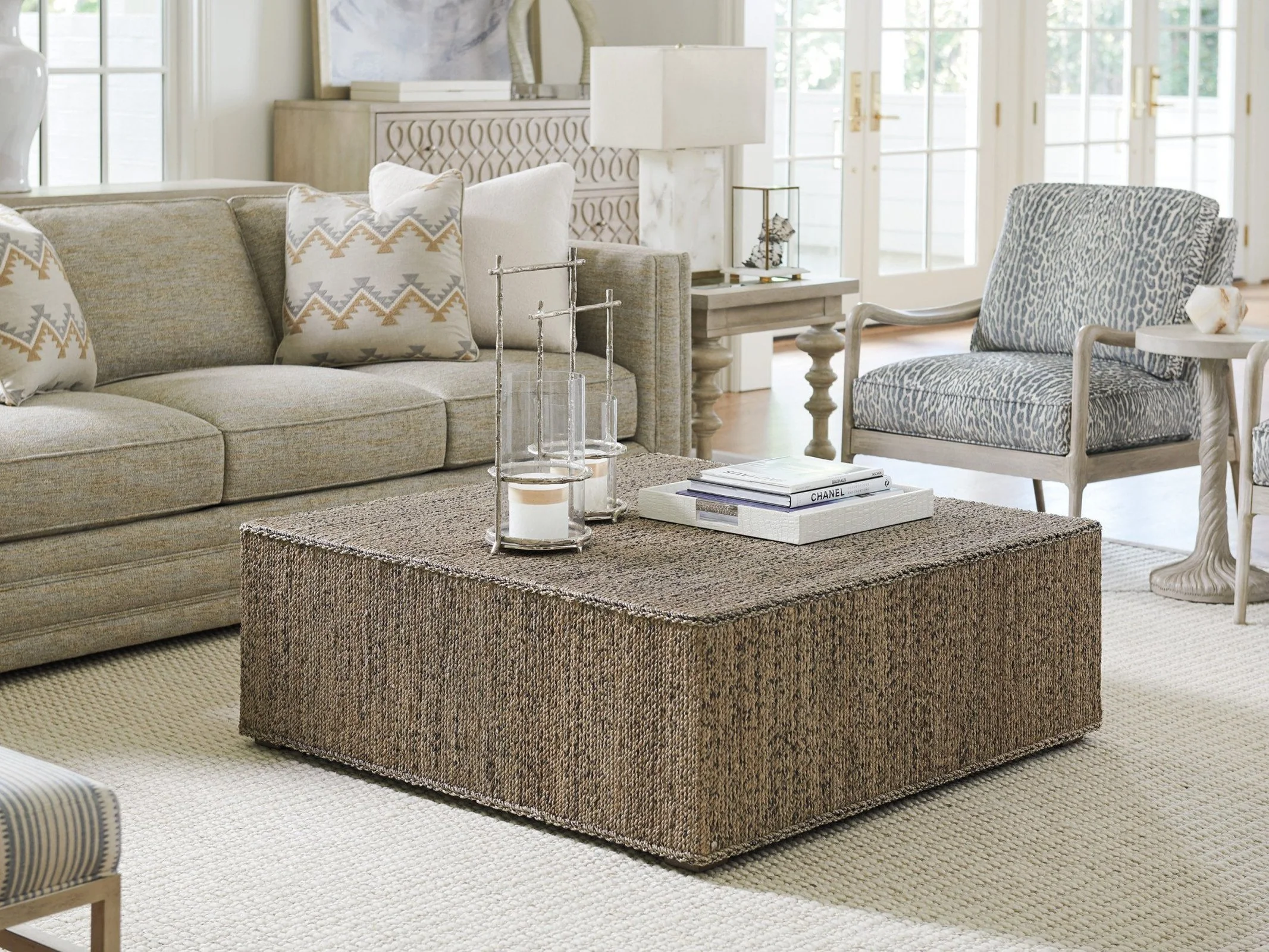 Barclay Butera Malibu Decker Woven Cocktail - Image 2