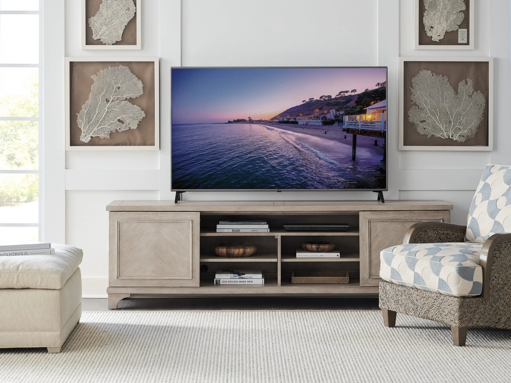 Barclay Butera Malibu Geoffrey Media Console - Image 2
