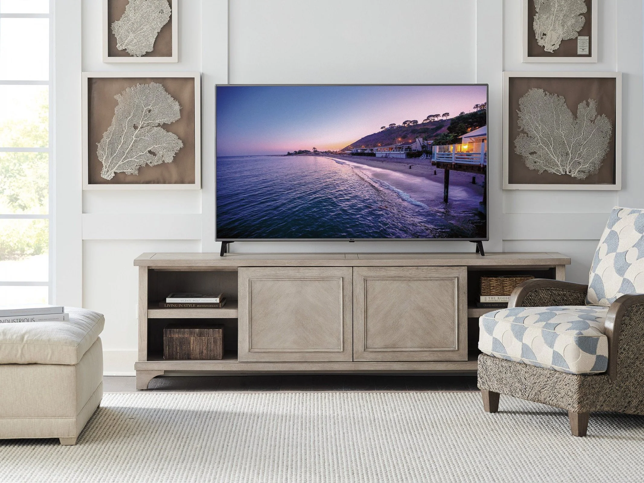 Barclay Butera Malibu Geoffrey Media Console - Image 3