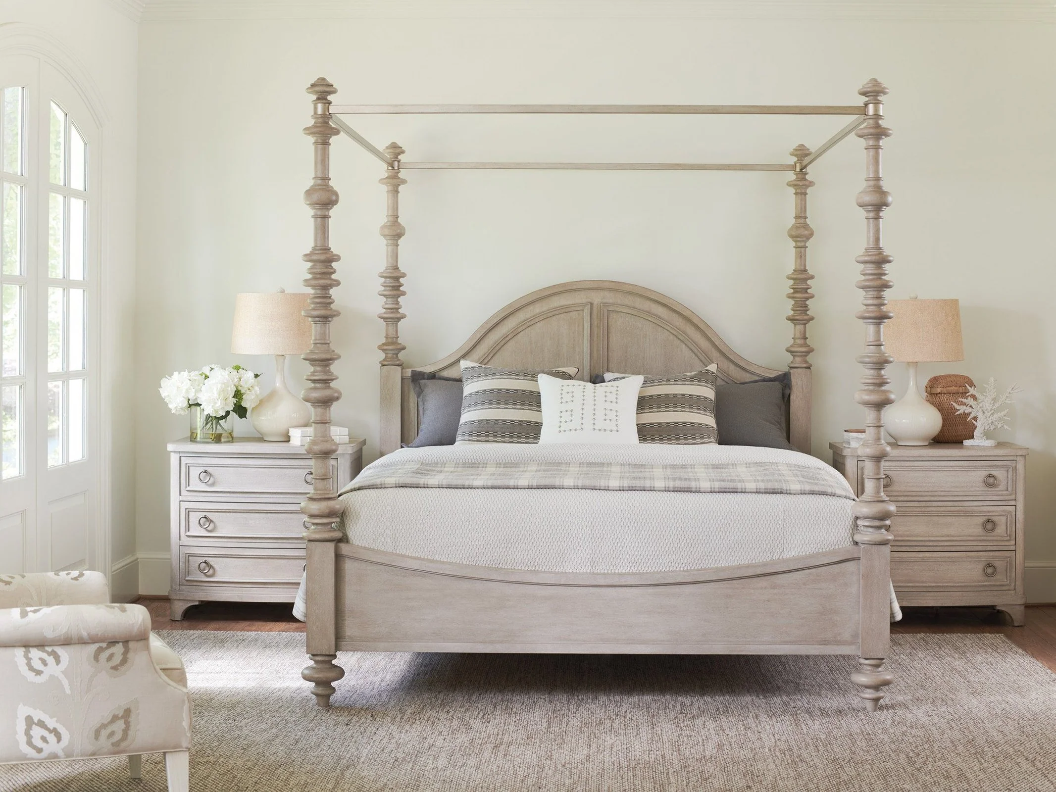 Barclay Butera Malibu Heathercliff Poster Bed - Image 4