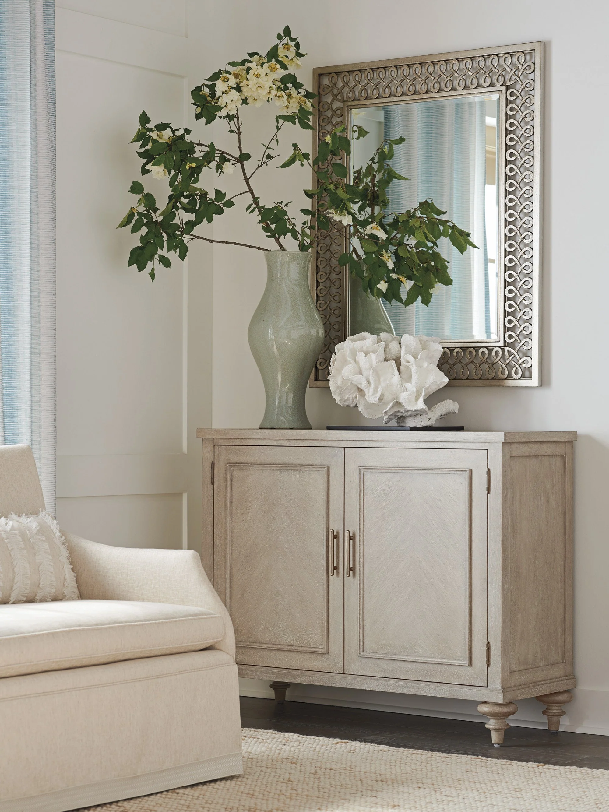 Barclay Butera Malibu Manzanita Metal Mirror - Image 3