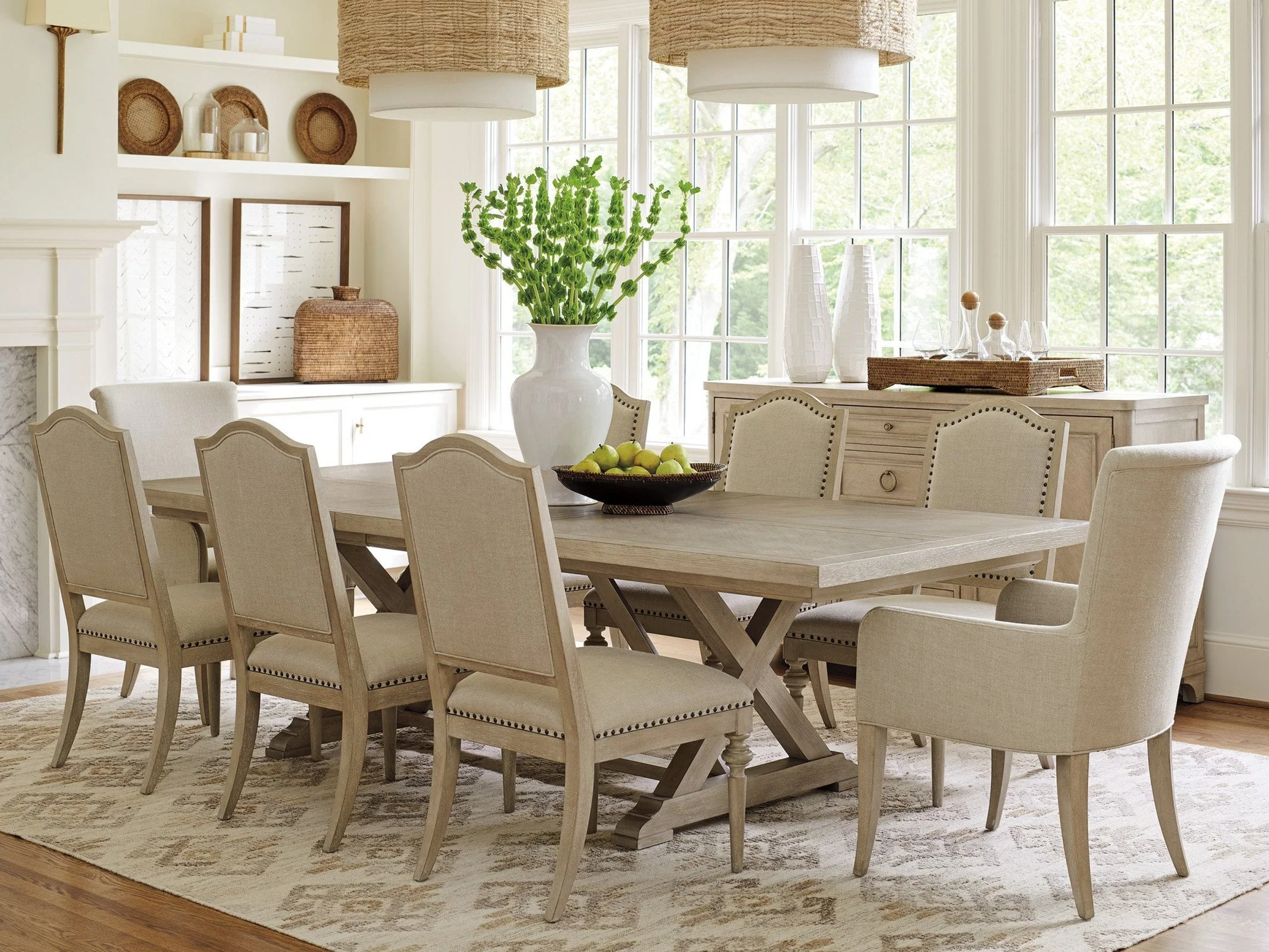 Barclay Butera Malibu Rockpoint Rectangular Dining Table - Image 2