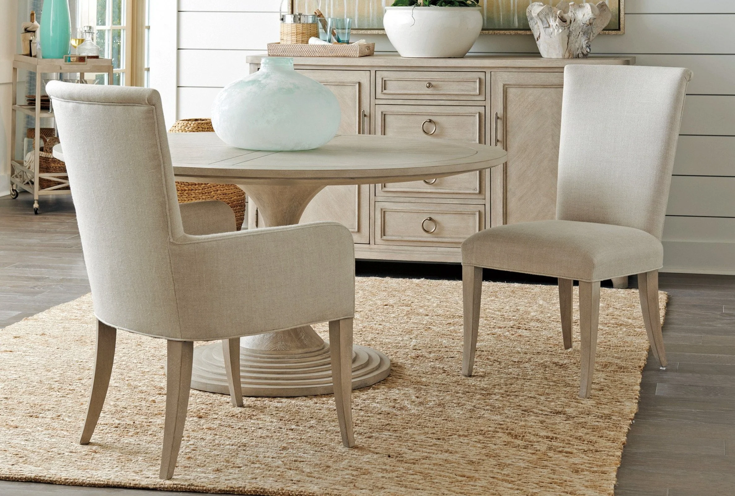 Barclay Butera Malibu Serra Upholstered Arm Chair Customizable - Image 2